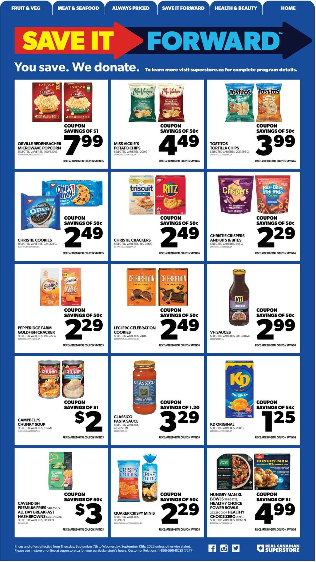 Flyer Real Canadian Superstore 07.09.2023 - 13.09.2023