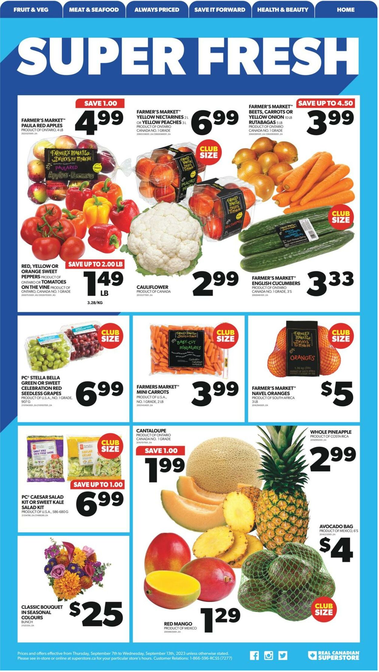 Flyer Real Canadian Superstore 07.09.2023 - 13.09.2023