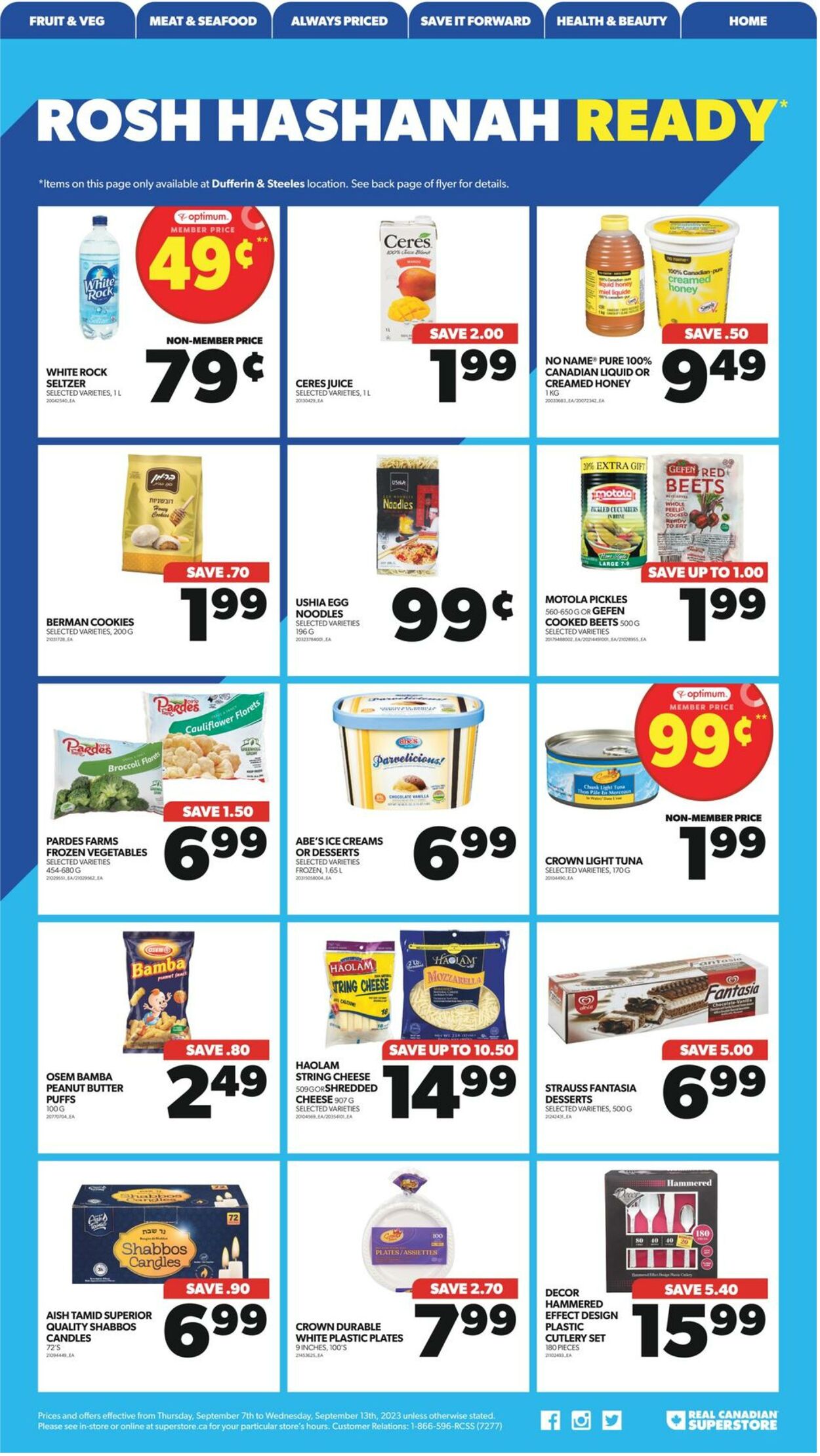 Flyer Real Canadian Superstore 07.09.2023 - 13.09.2023