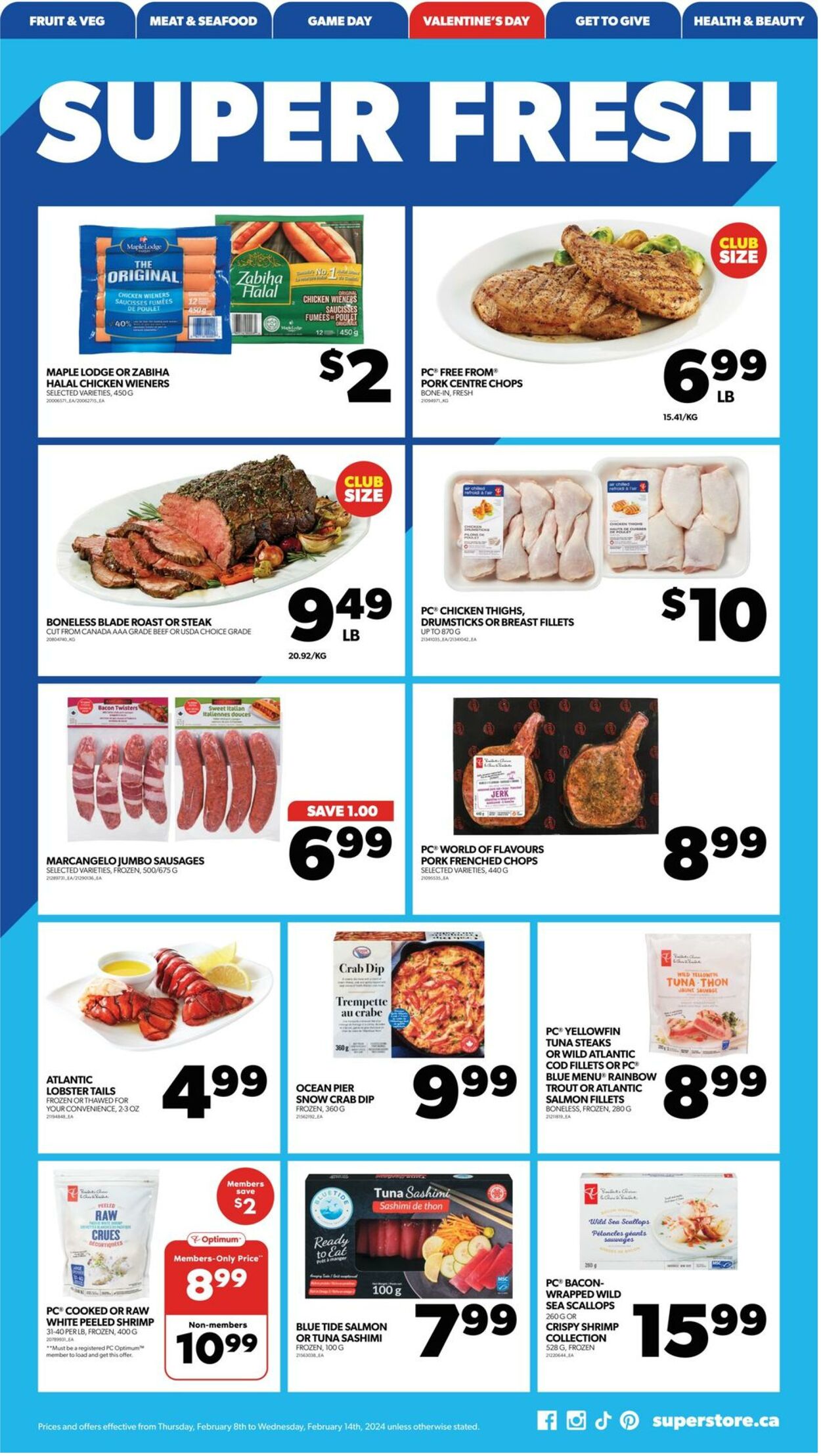 Flyer Real Canadian Superstore 08.02.2024 - 14.02.2024