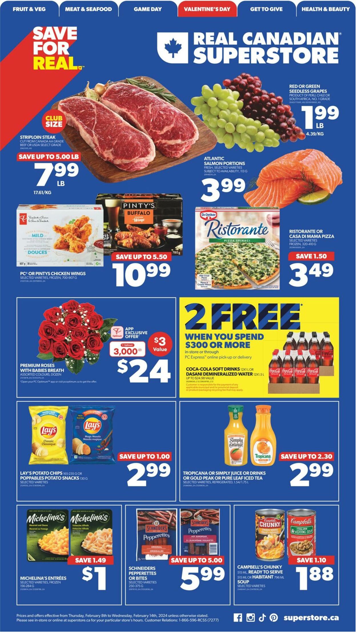 Flyer Real Canadian Superstore 08.02.2024 - 14.02.2024