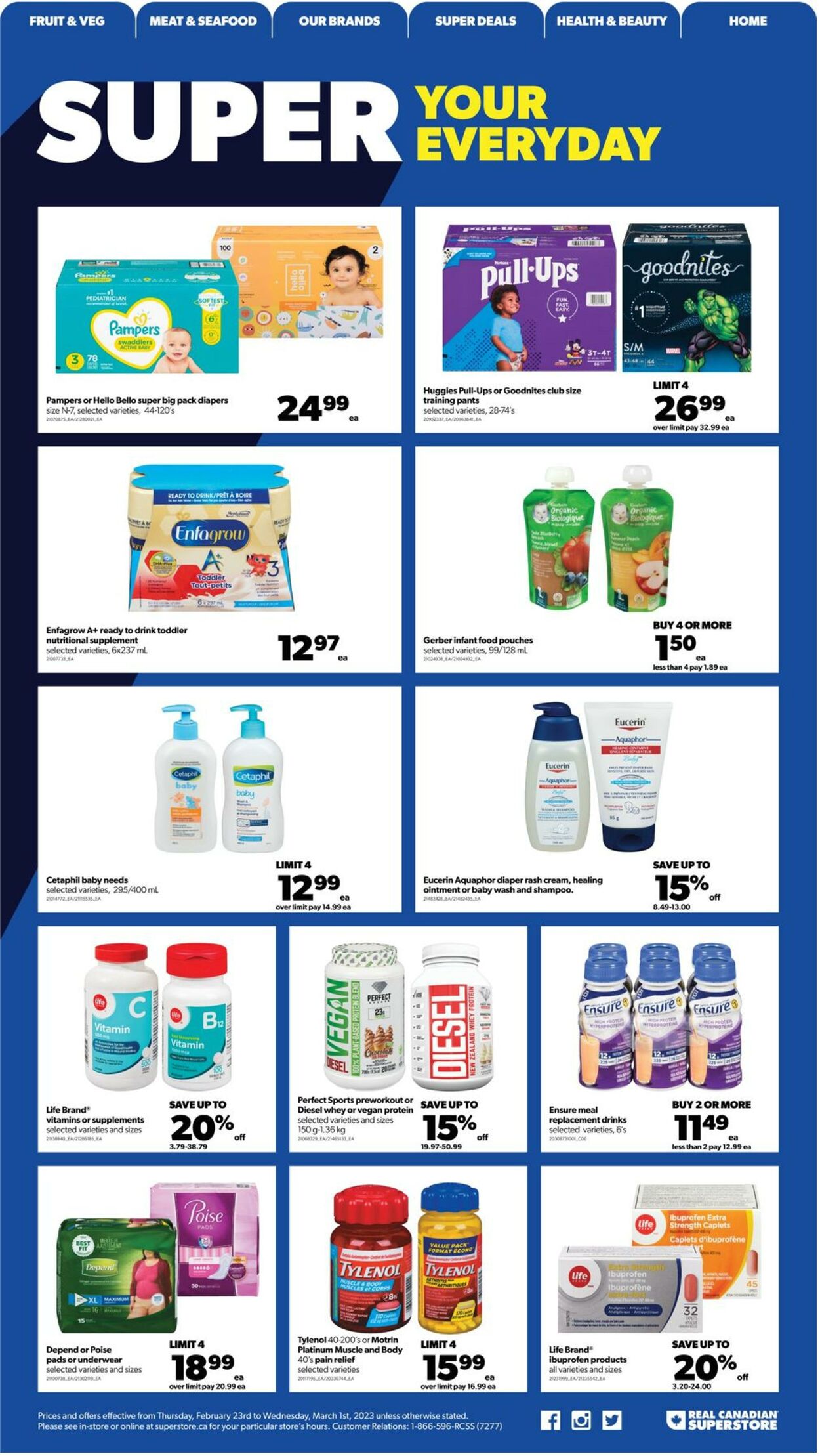 Flyer Real Canadian Superstore 23.02.2023 - 01.03.2023