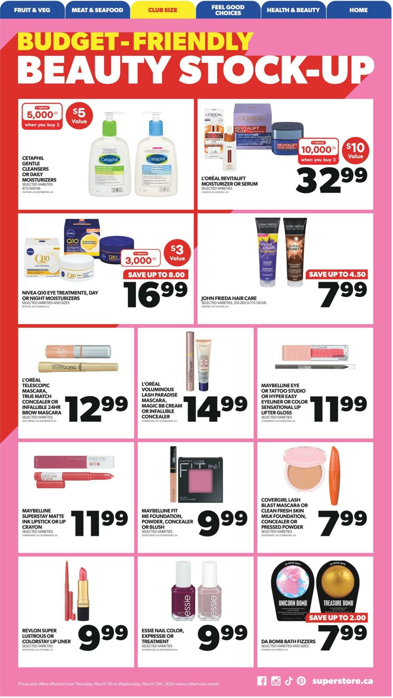 Flyer Real Canadian Superstore 07.03.2024 - 13.03.2024