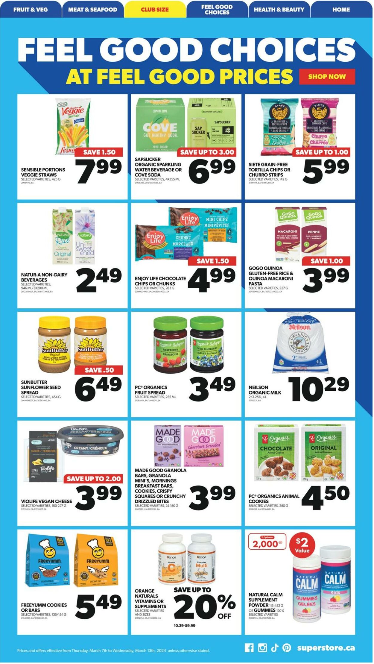 Flyer Real Canadian Superstore 07.03.2024 - 13.03.2024