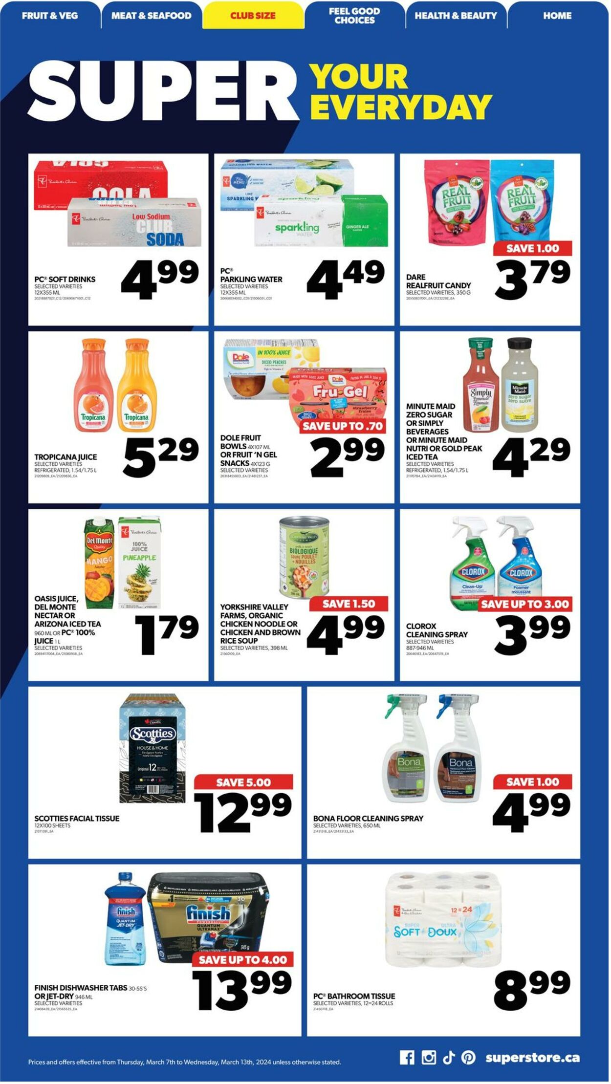 Flyer Real Canadian Superstore 07.03.2024 - 13.03.2024