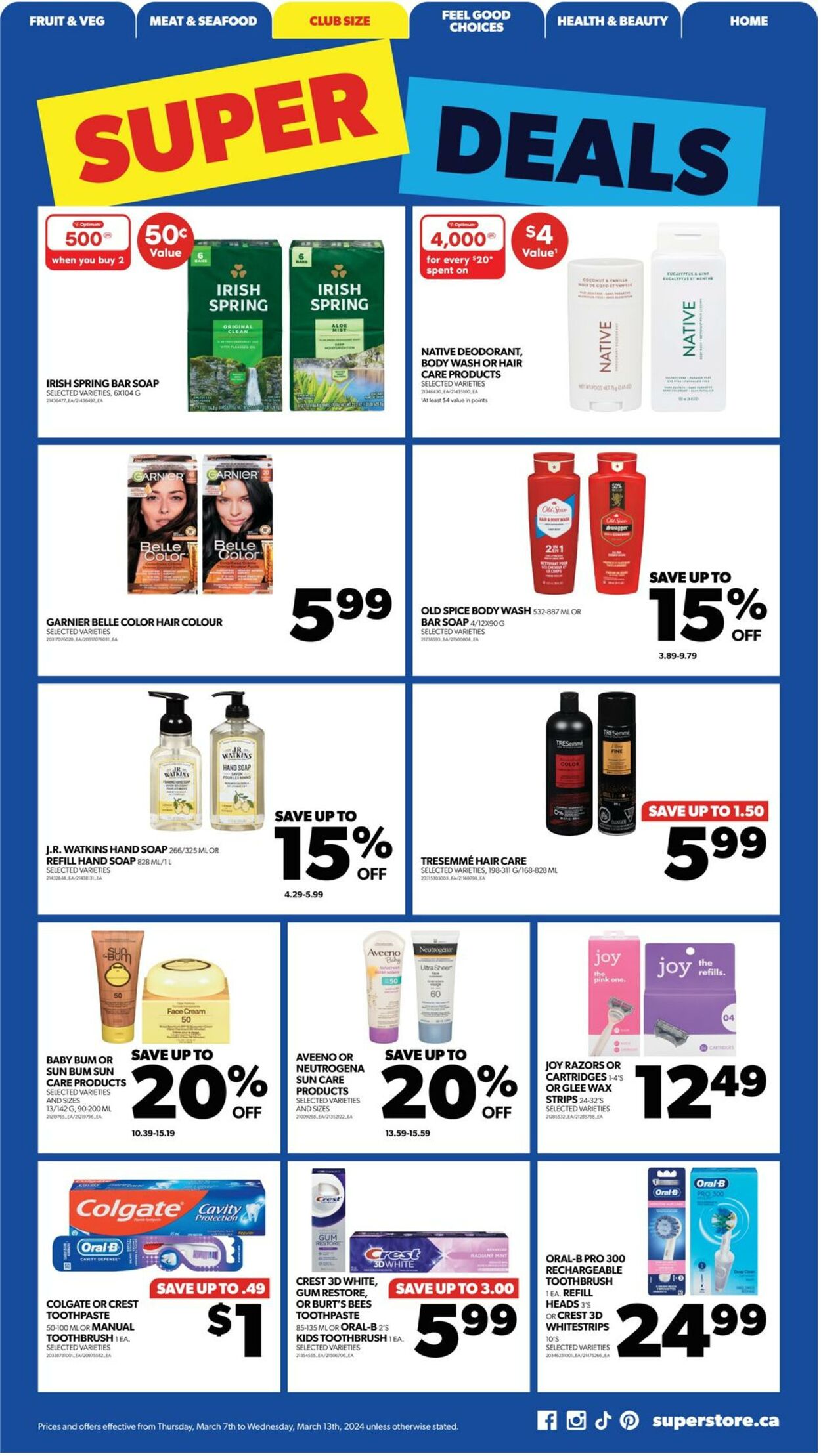 Flyer Real Canadian Superstore 07.03.2024 - 13.03.2024