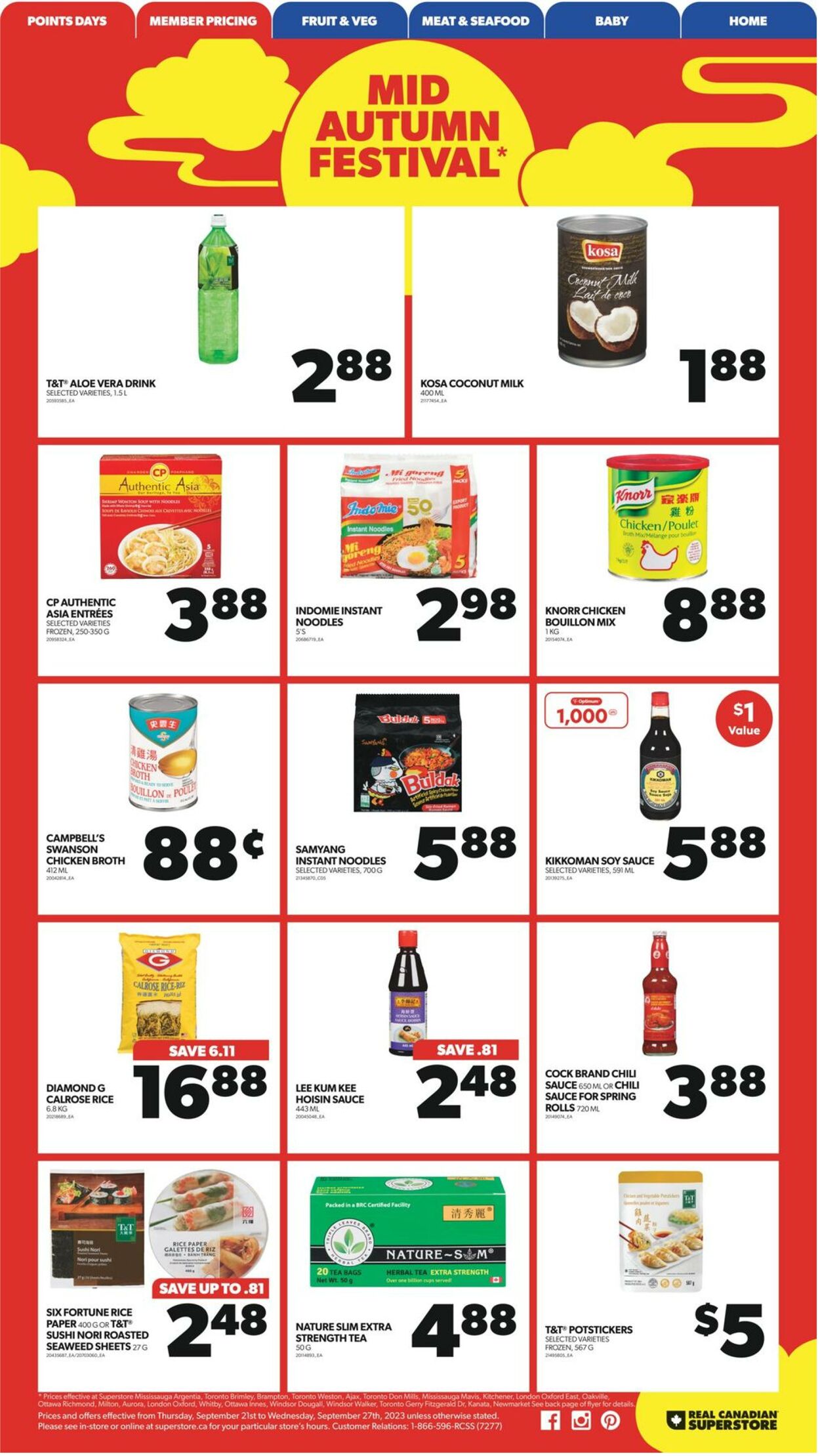 Flyer Real Canadian Superstore 21.09.2023 - 27.09.2023