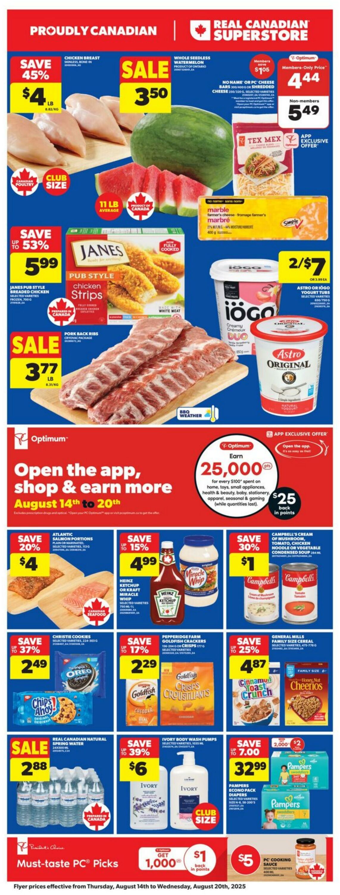 Flyer Real Canadian Superstore 14.08.2025 - 20.08.2025