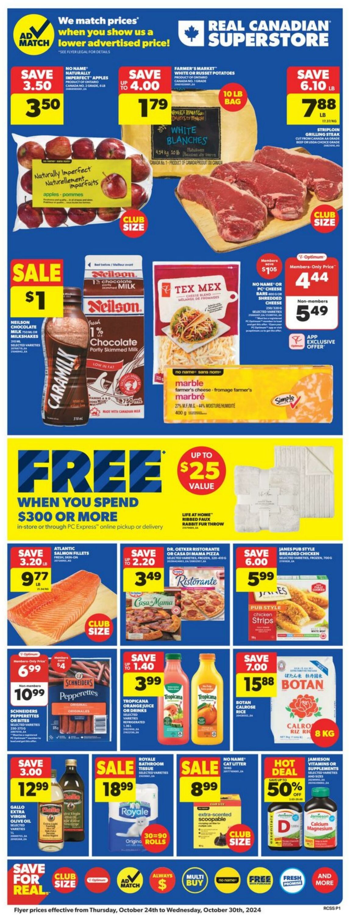 Flyer Real Canadian Superstore 24.10.2024 - 30.10.2024