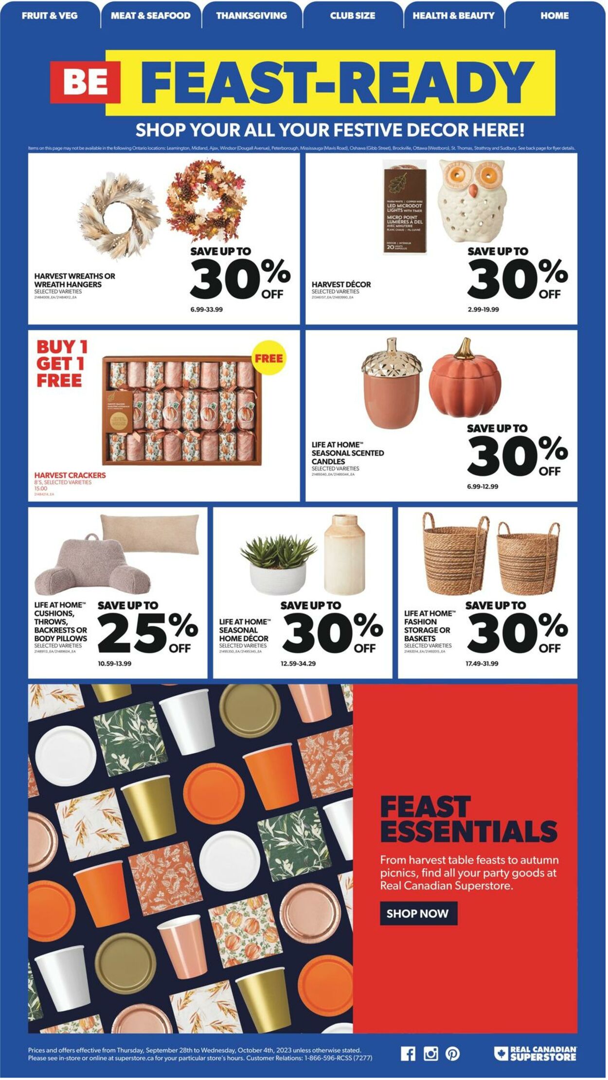 Flyer Real Canadian Superstore 28.09.2023 - 04.10.2023