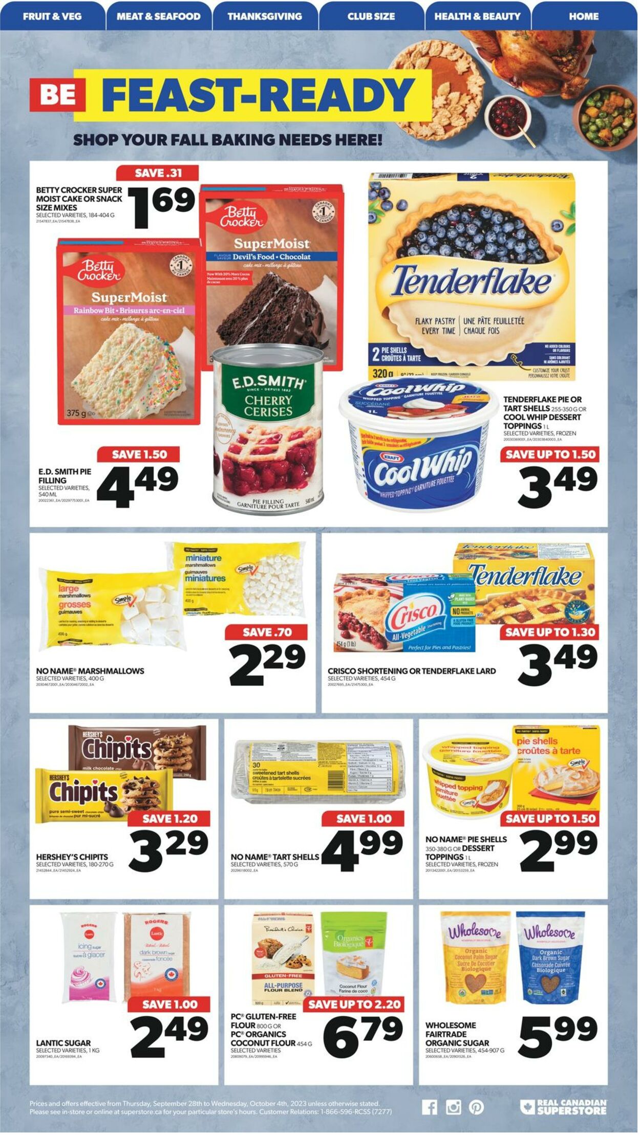 Flyer Real Canadian Superstore 28.09.2023 - 04.10.2023