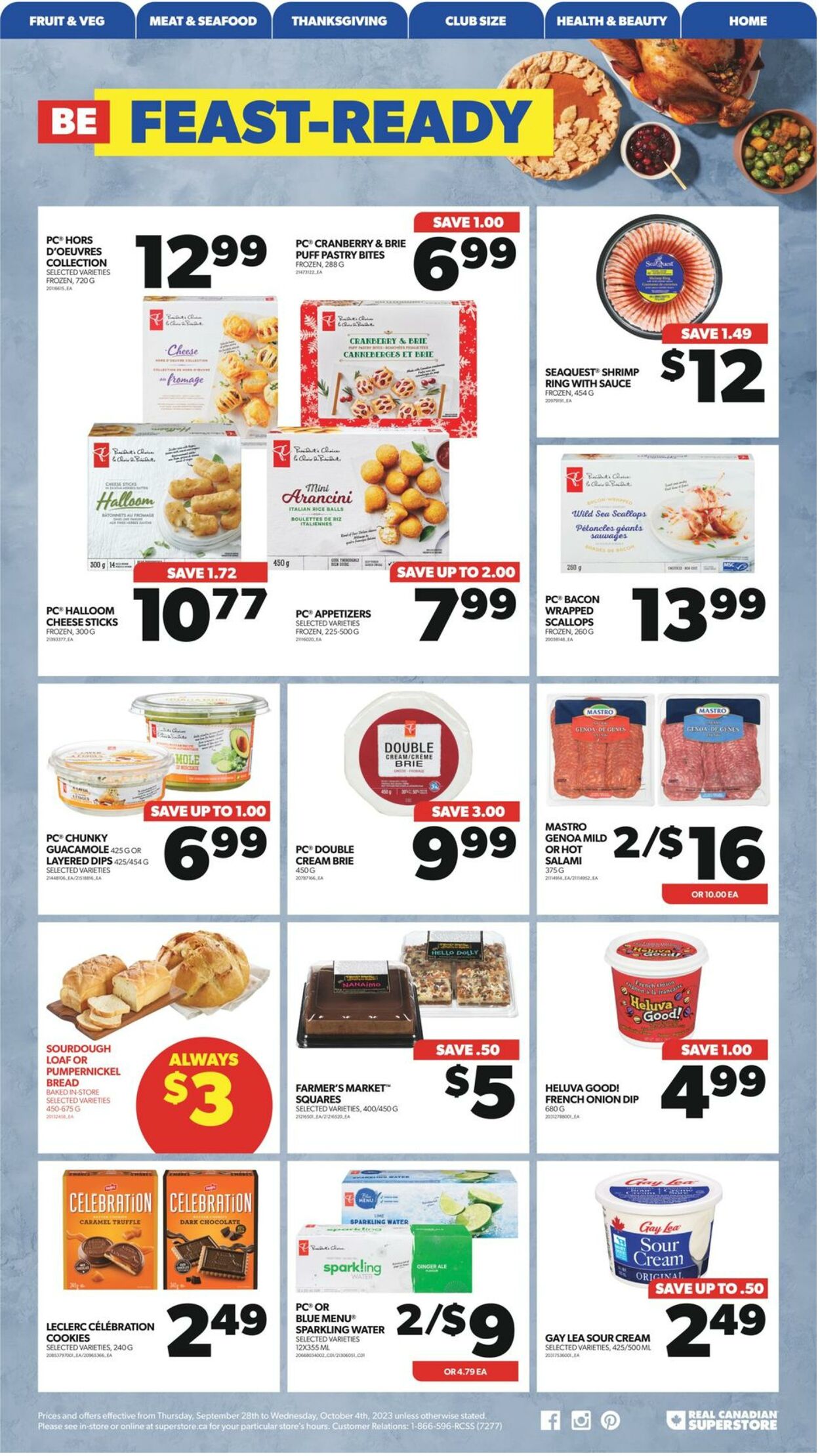 Flyer Real Canadian Superstore 28.09.2023 - 04.10.2023