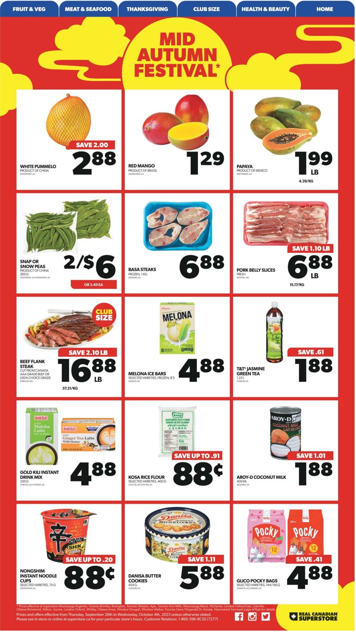 Flyer Real Canadian Superstore 28.09.2023 - 04.10.2023