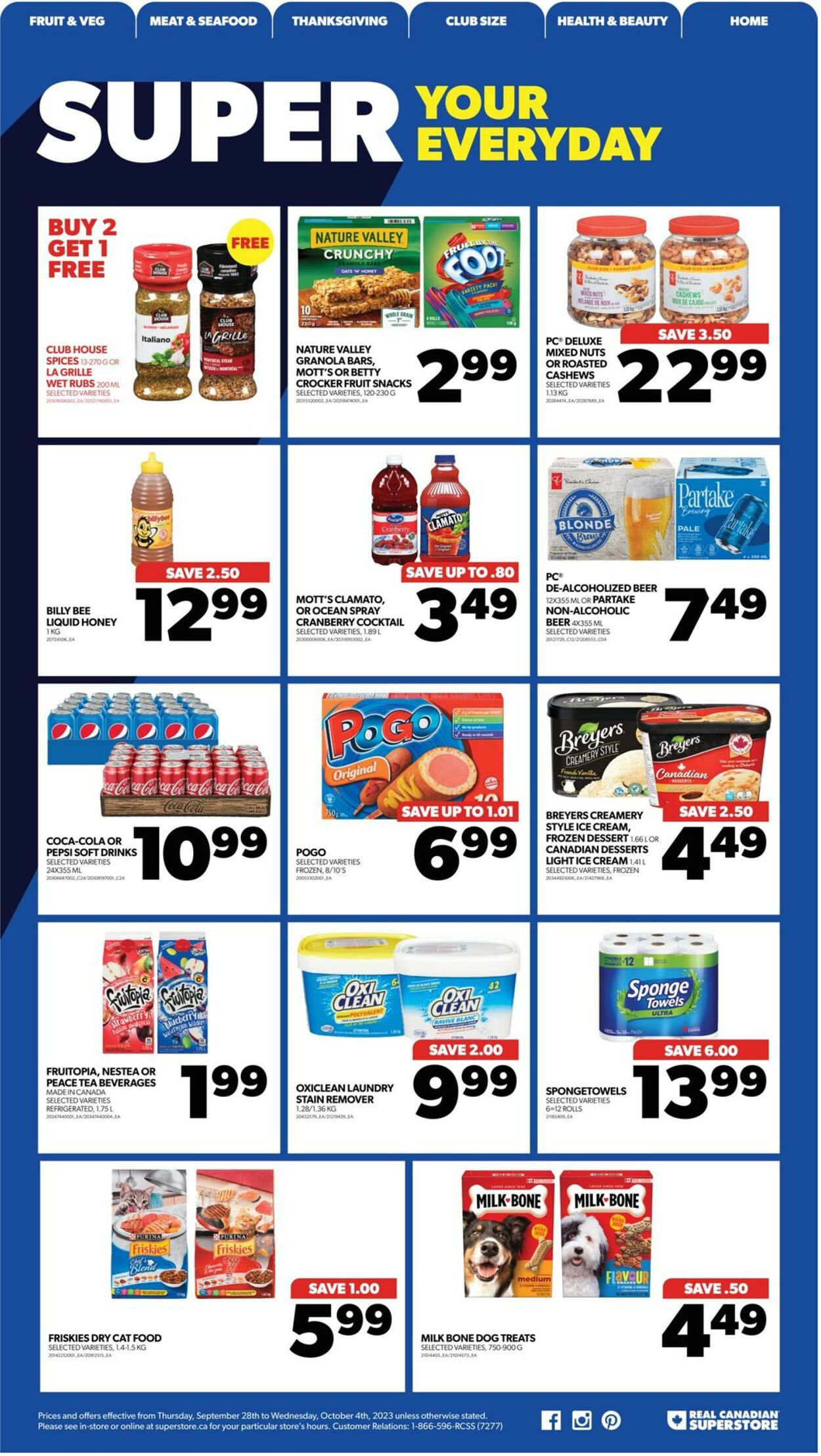 Flyer Real Canadian Superstore 28.09.2023 - 04.10.2023