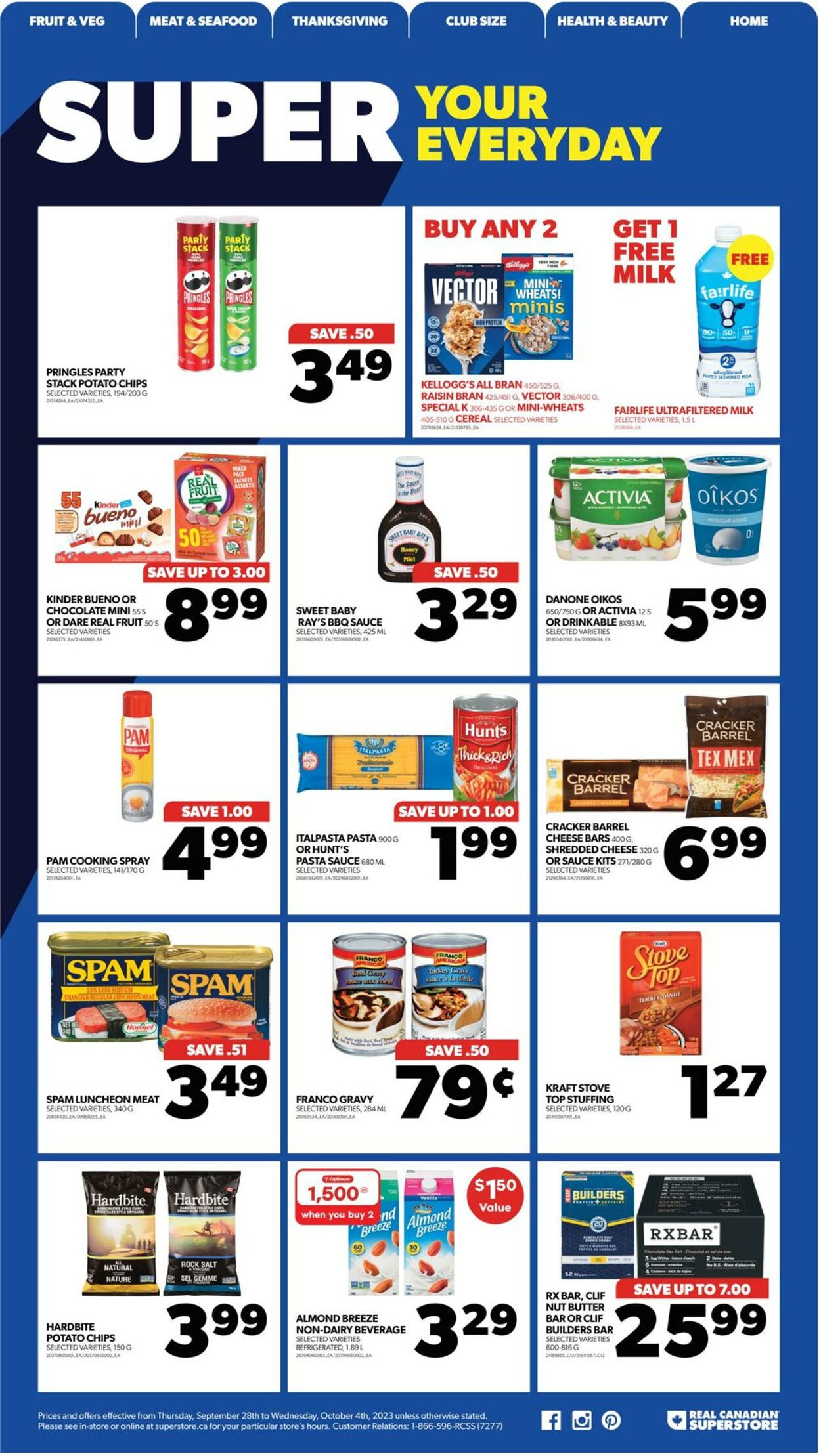 Flyer Real Canadian Superstore 28.09.2023 - 04.10.2023