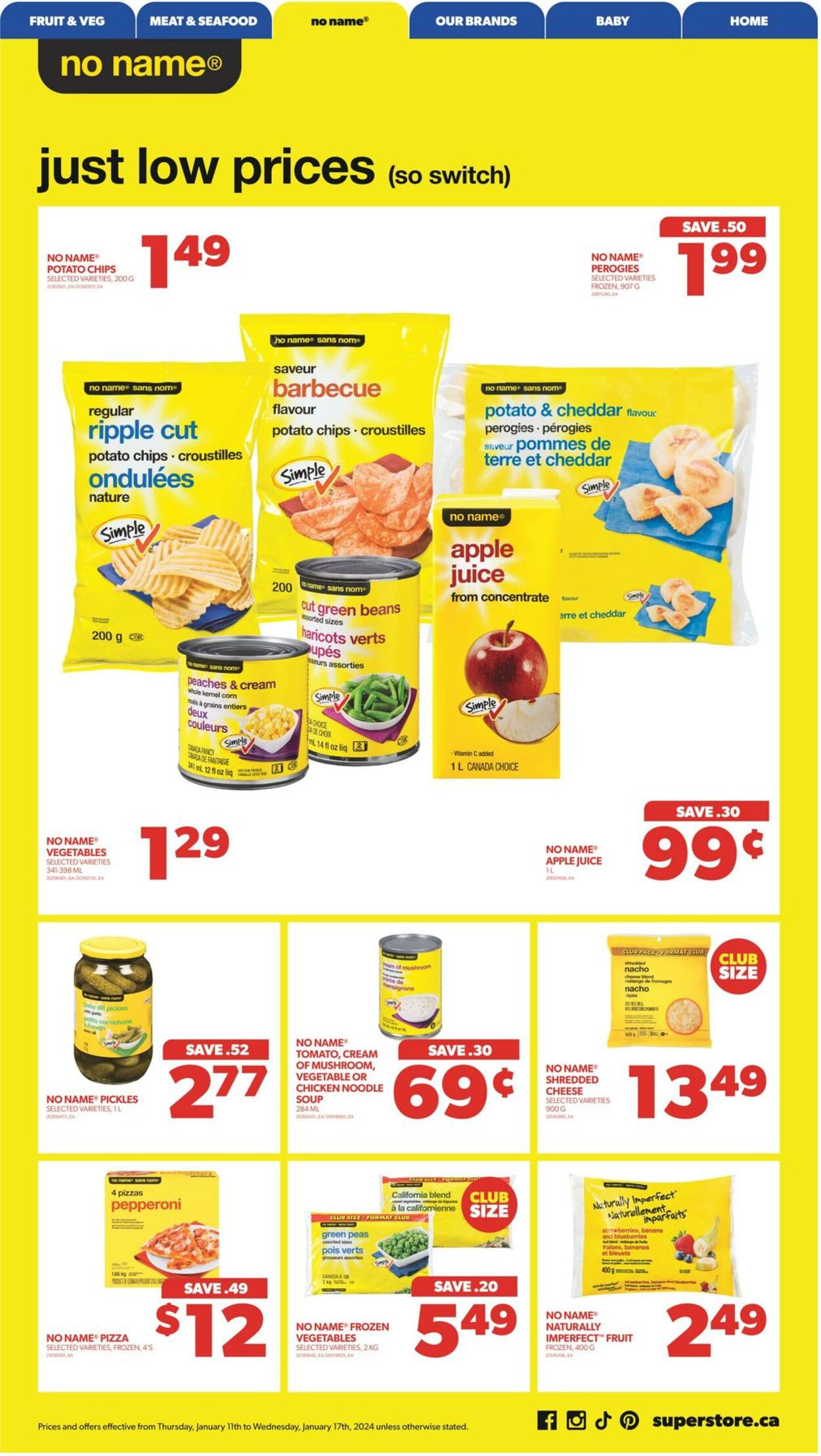 Flyer Real Canadian Superstore 11.01.2024 - 17.01.2024