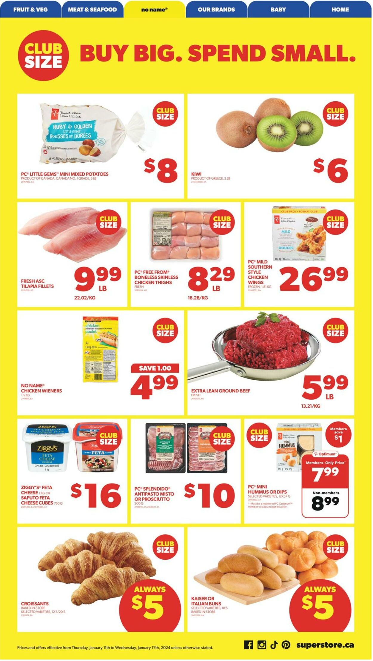 Flyer Real Canadian Superstore 11.01.2024 - 17.01.2024