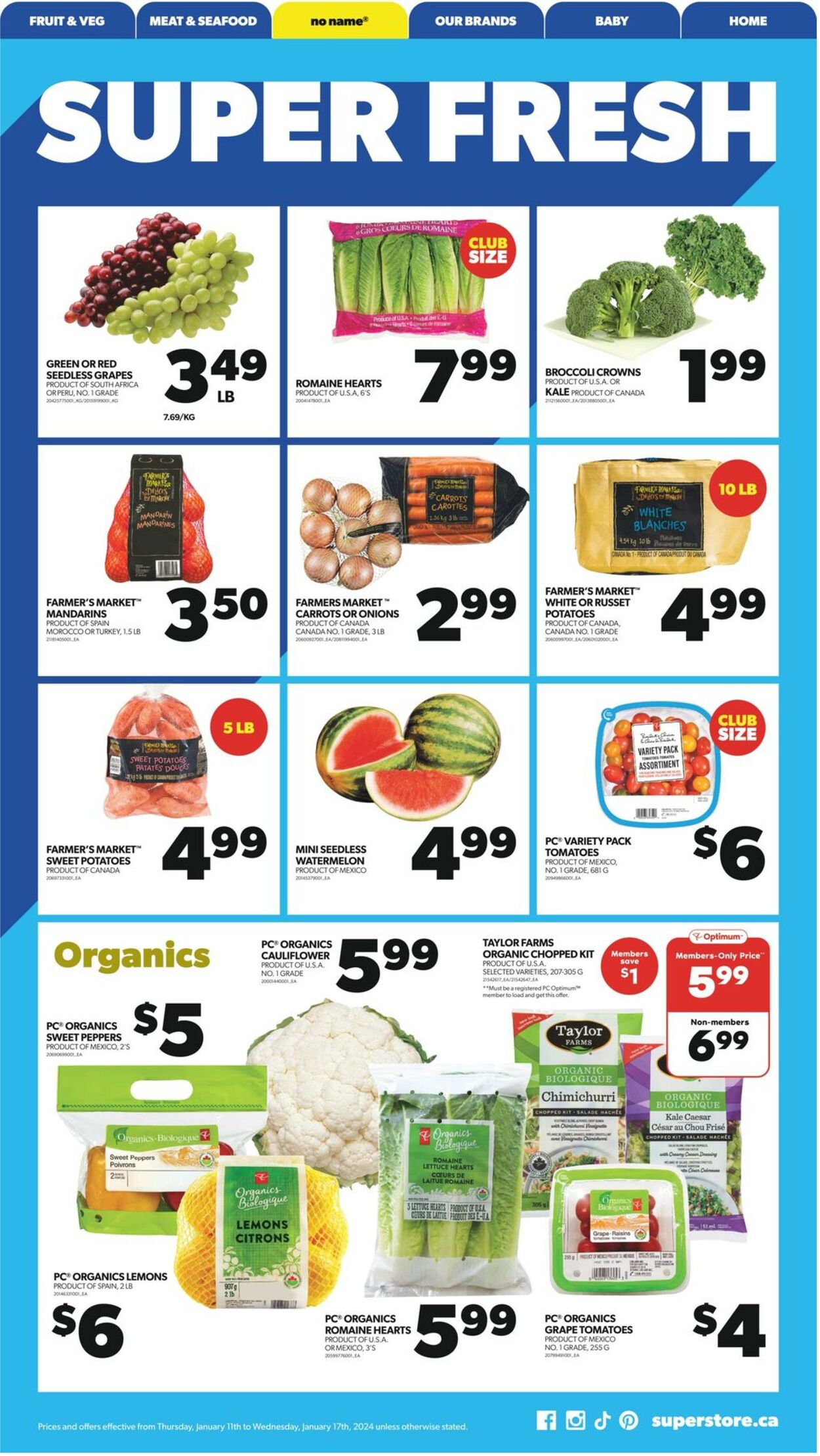 Flyer Real Canadian Superstore 11.01.2024 - 17.01.2024