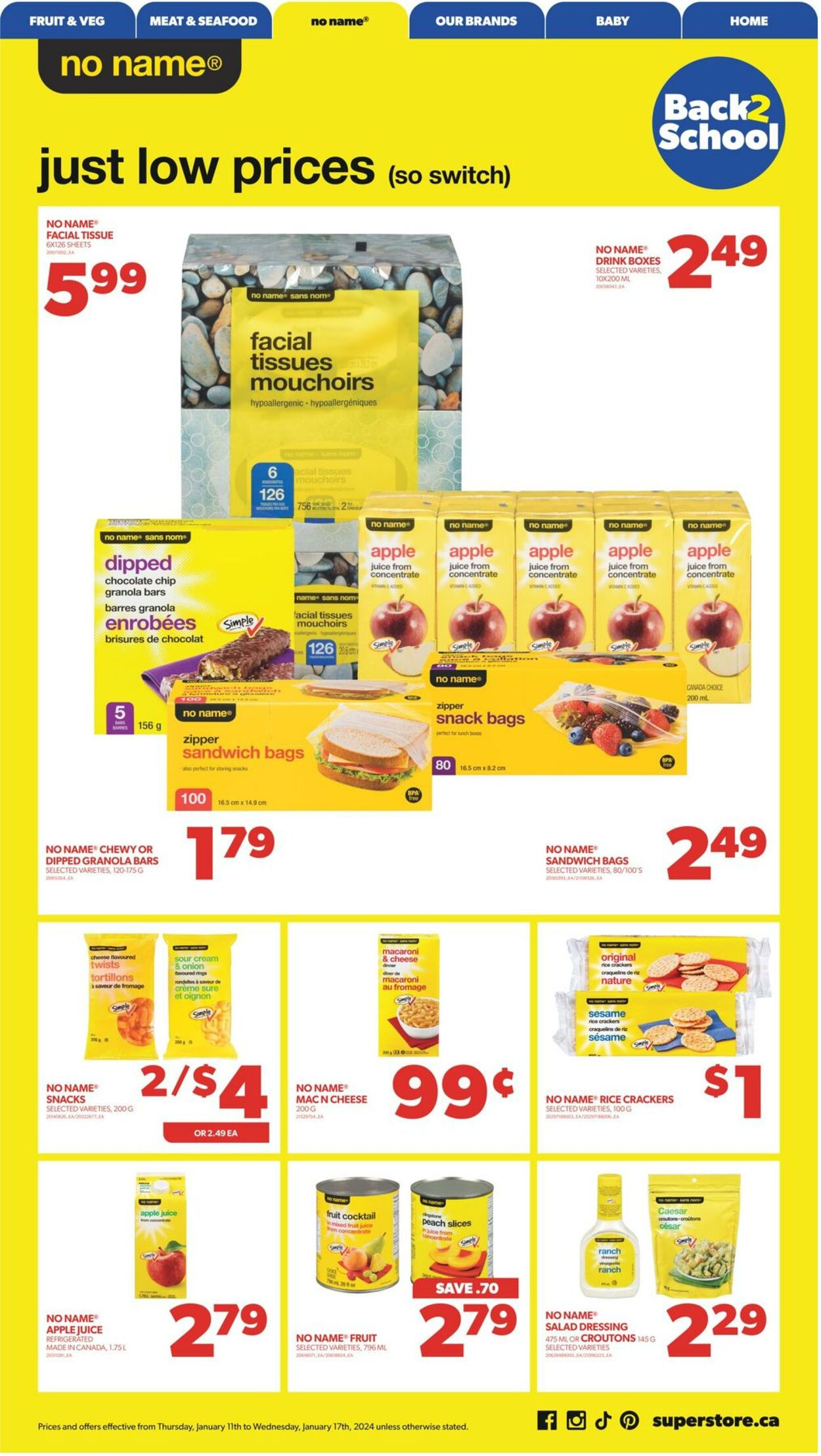 Flyer Real Canadian Superstore 11.01.2024 - 17.01.2024