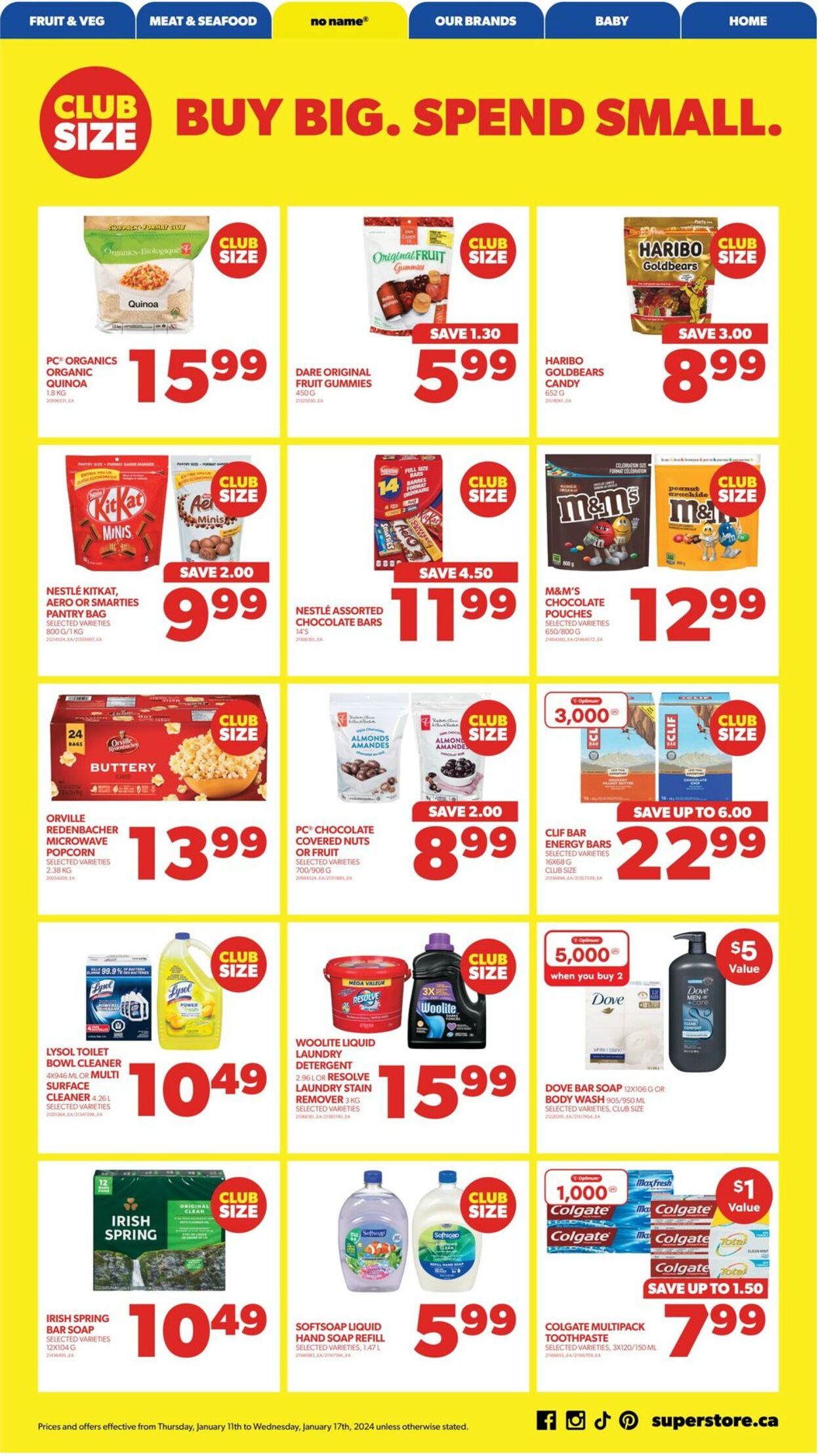 Flyer Real Canadian Superstore 11.01.2024 - 17.01.2024