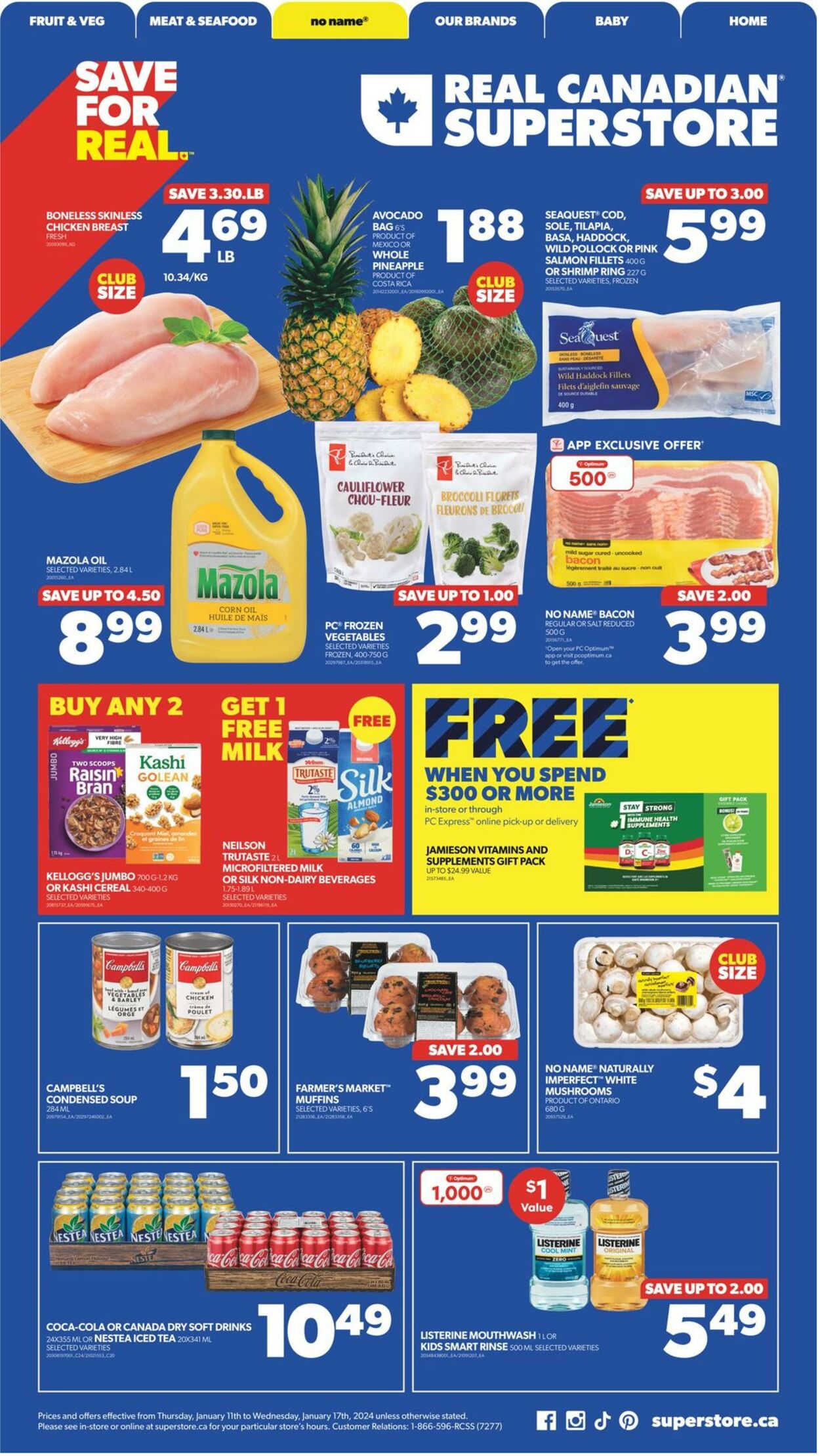 Flyer Real Canadian Superstore 11.01.2024 - 17.01.2024