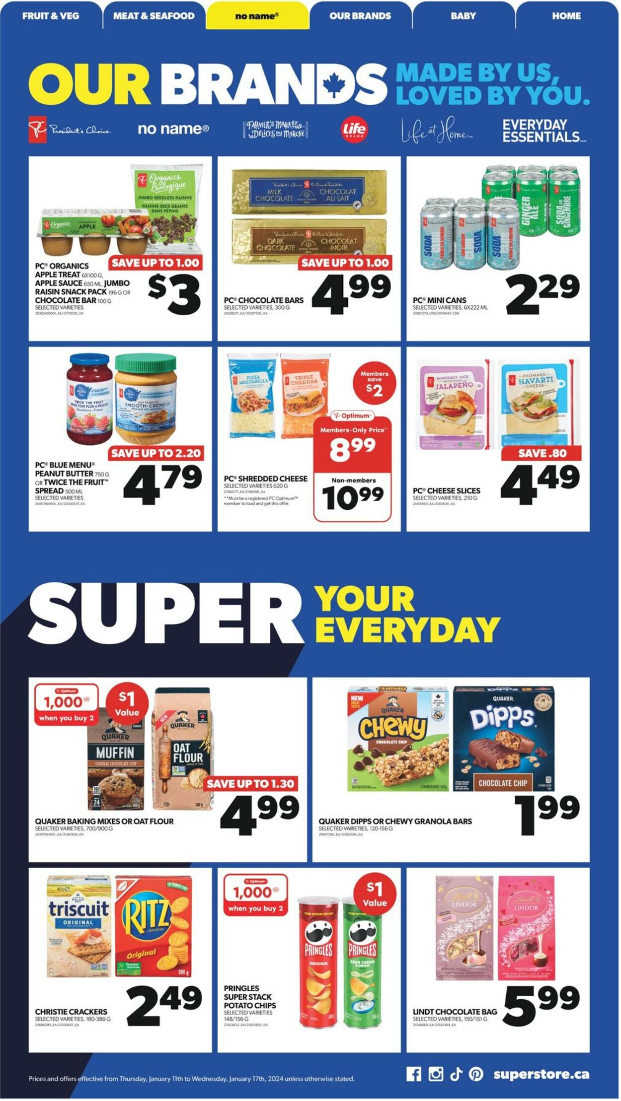 Flyer Real Canadian Superstore 11.01.2024 - 17.01.2024