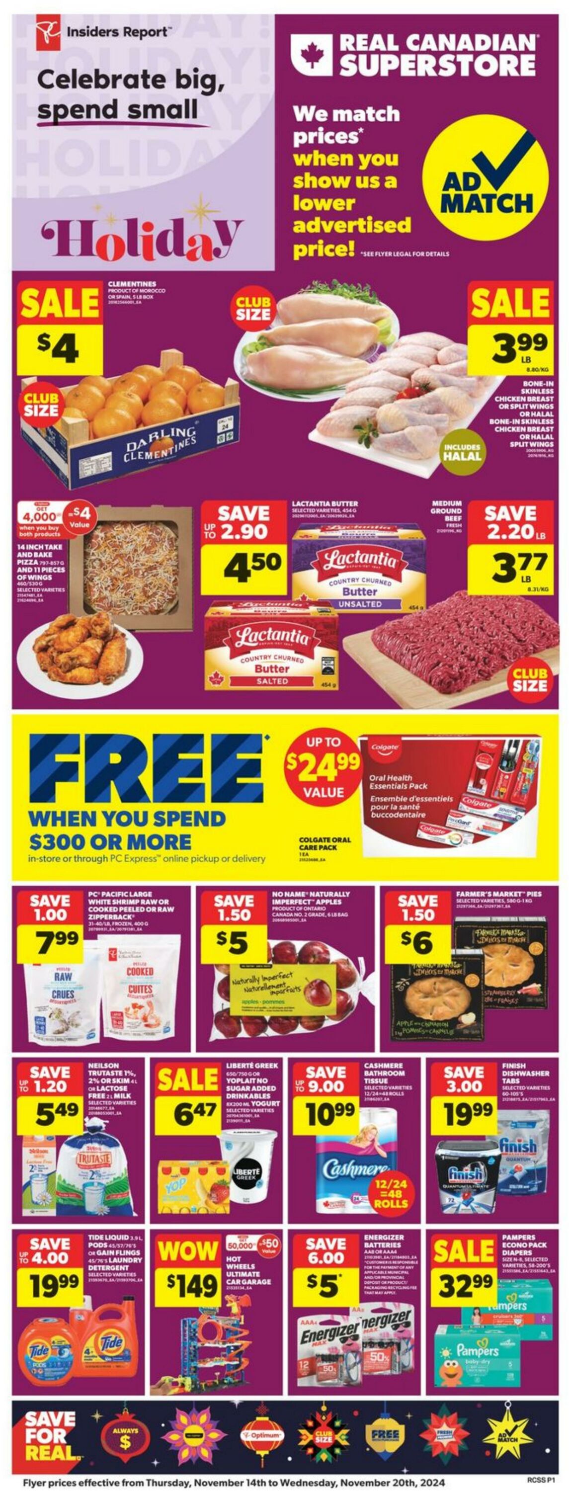 Flyer Real Canadian Superstore 14.11.2024 - 20.11.2024