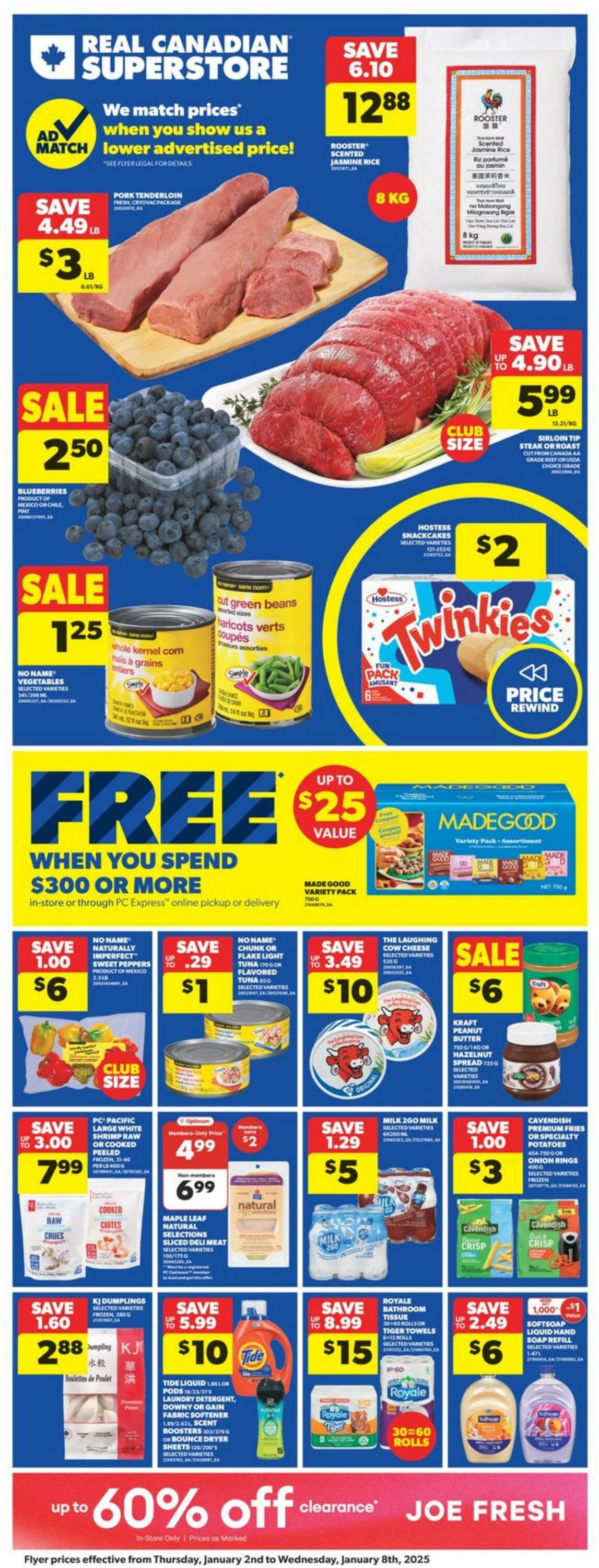 Flyer Real Canadian Superstore 02.01.2025 - 08.01.2025