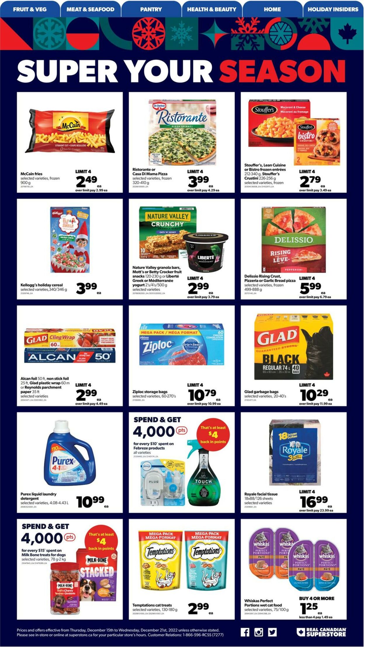 Flyer Real Canadian Superstore 15.12.2022 - 21.12.2022