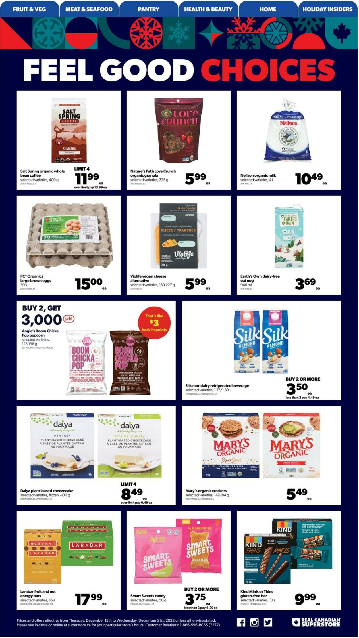 Flyer Real Canadian Superstore 15.12.2022 - 21.12.2022