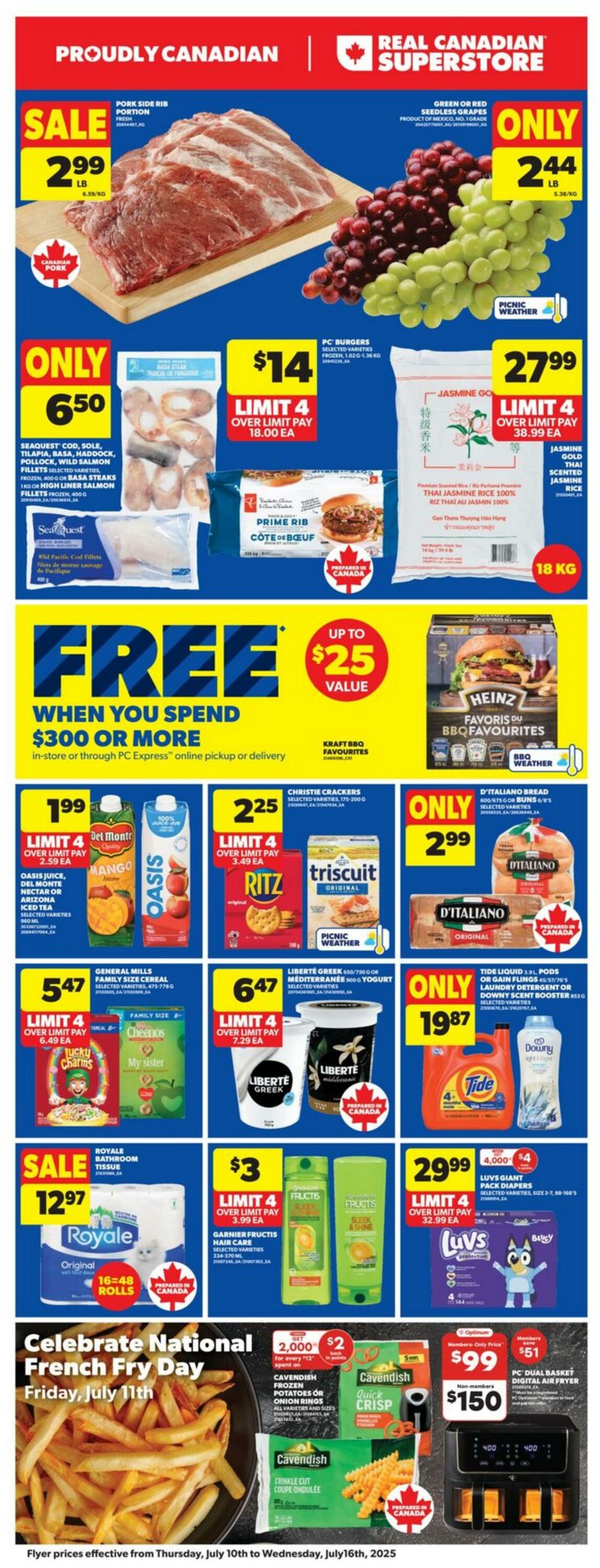 Flyer Real Canadian Superstore 10.07.2025 - 16.07.2025