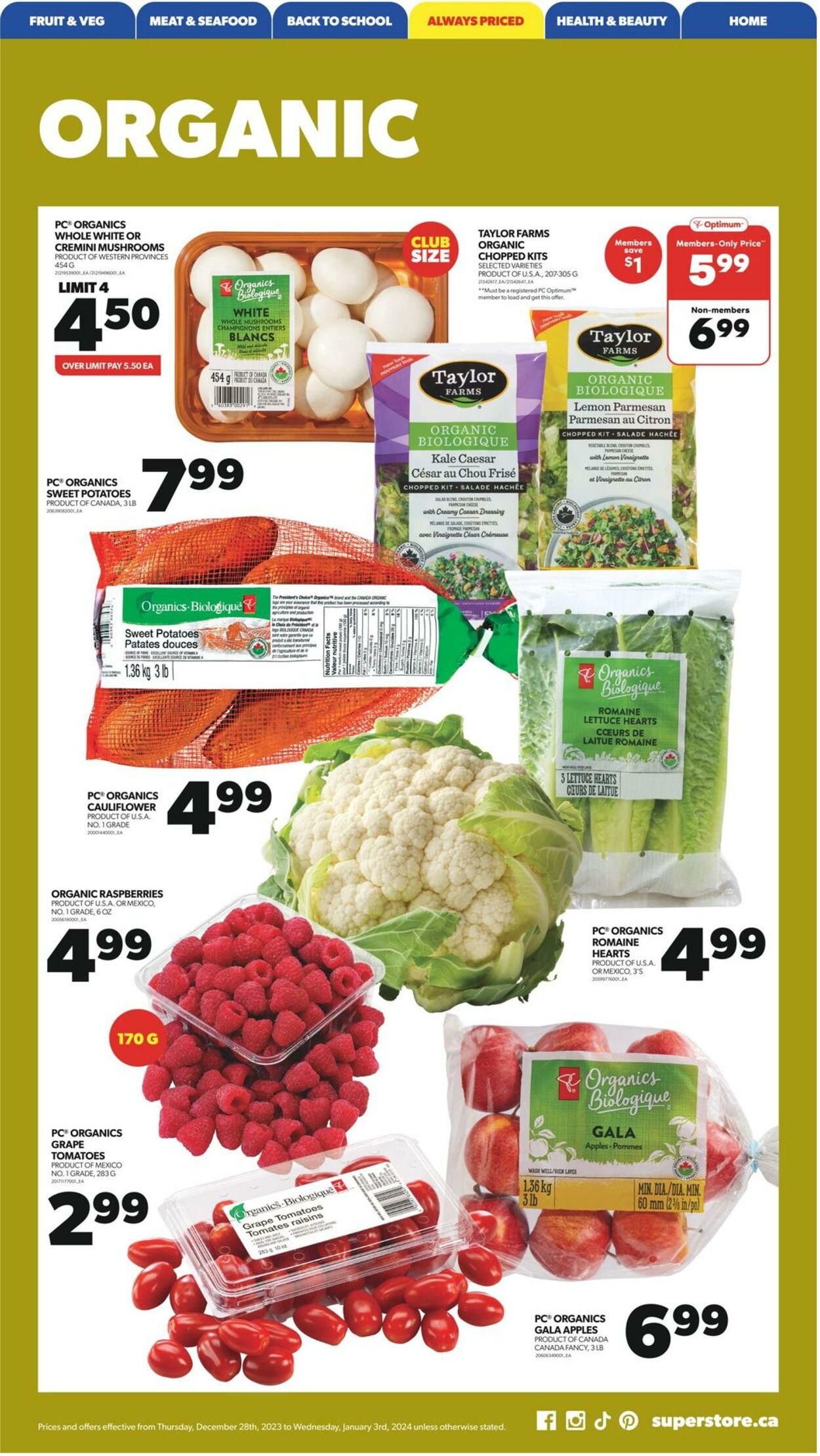 Flyer Real Canadian Superstore 28.12.2023 - 03.01.2024