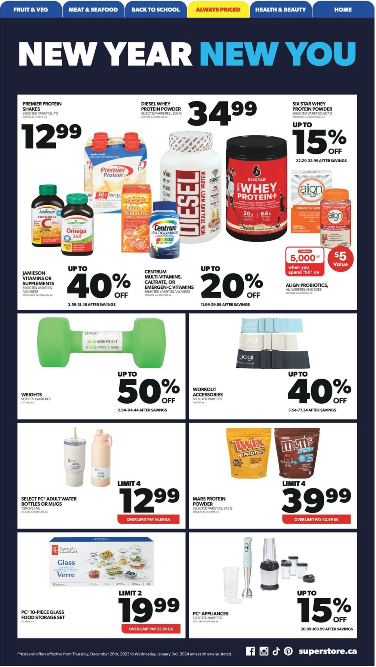 Flyer Real Canadian Superstore 28.12.2023 - 03.01.2024