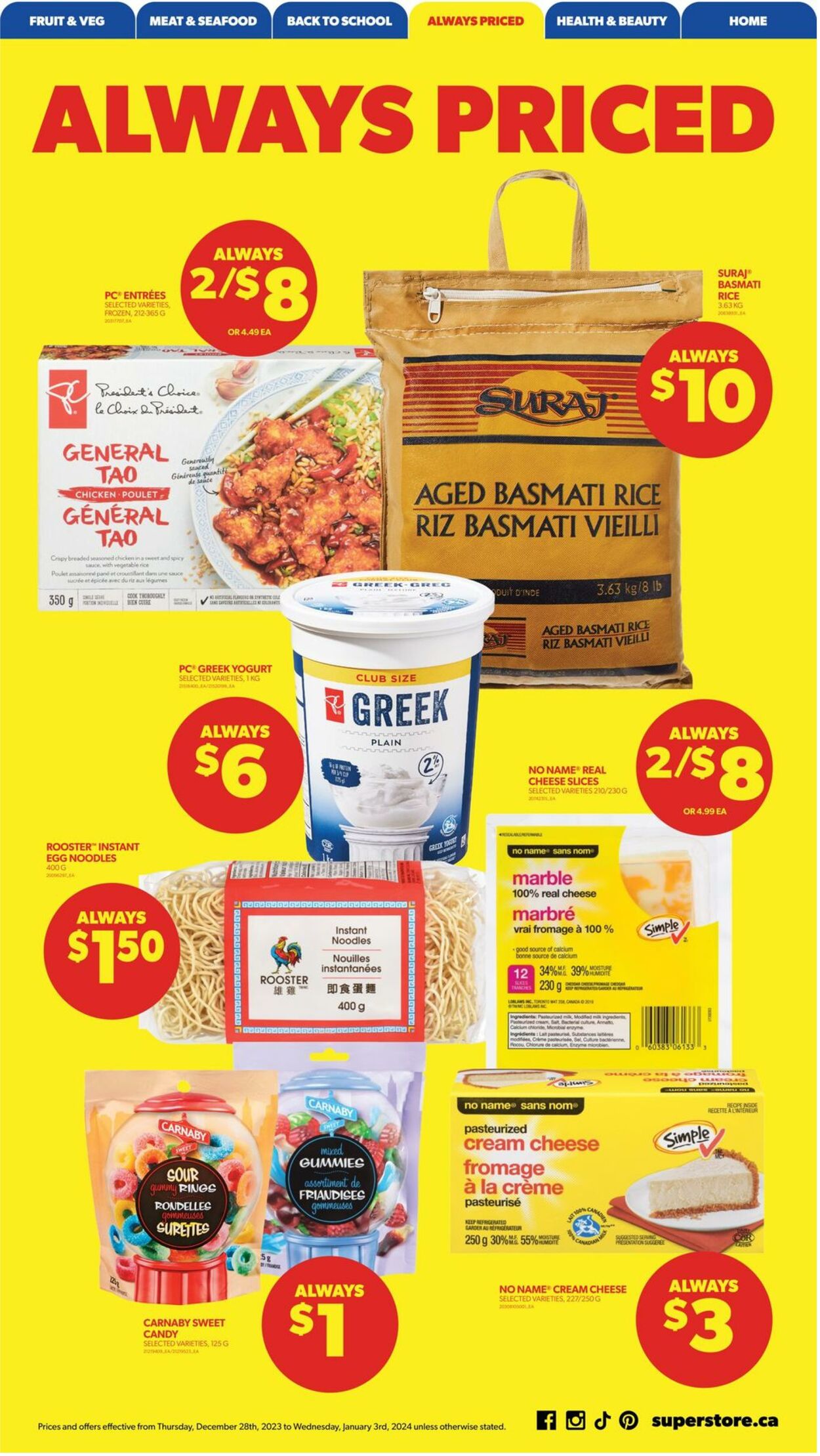 Flyer Real Canadian Superstore 28.12.2023 - 03.01.2024