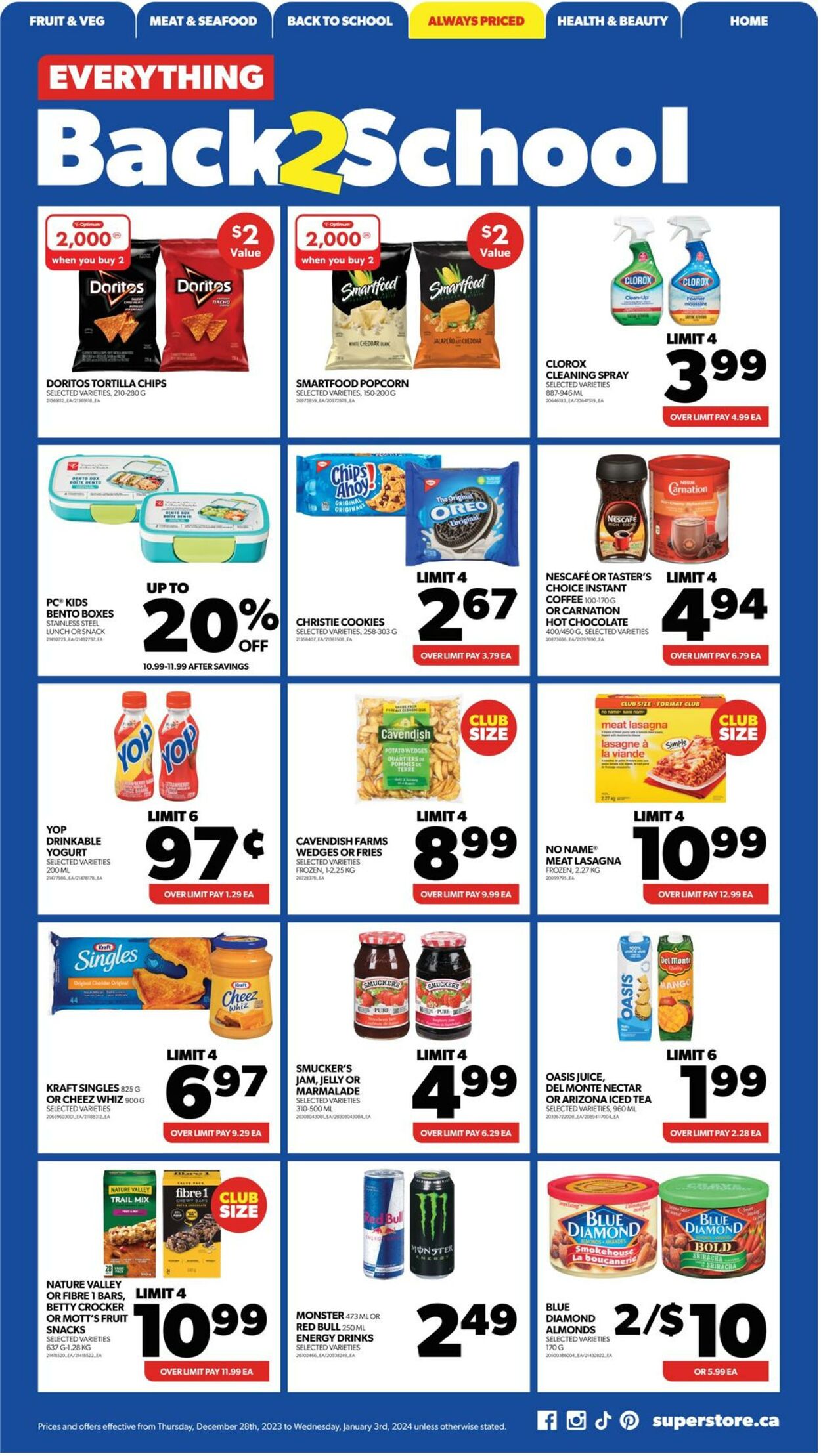 Flyer Real Canadian Superstore 28.12.2023 - 03.01.2024