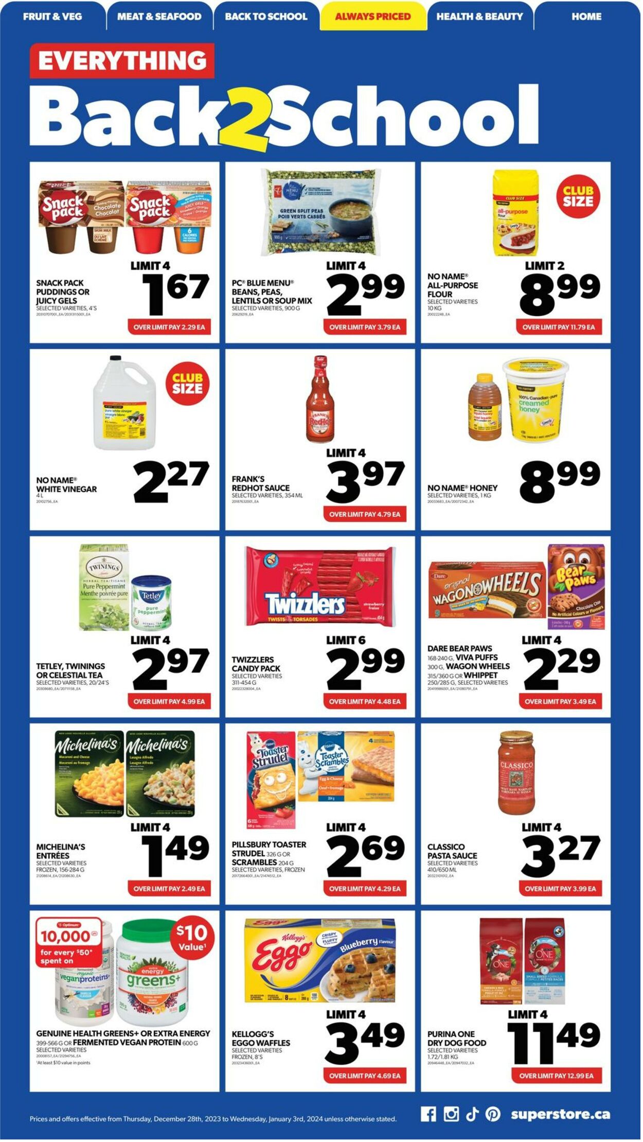 Flyer Real Canadian Superstore 28.12.2023 - 03.01.2024