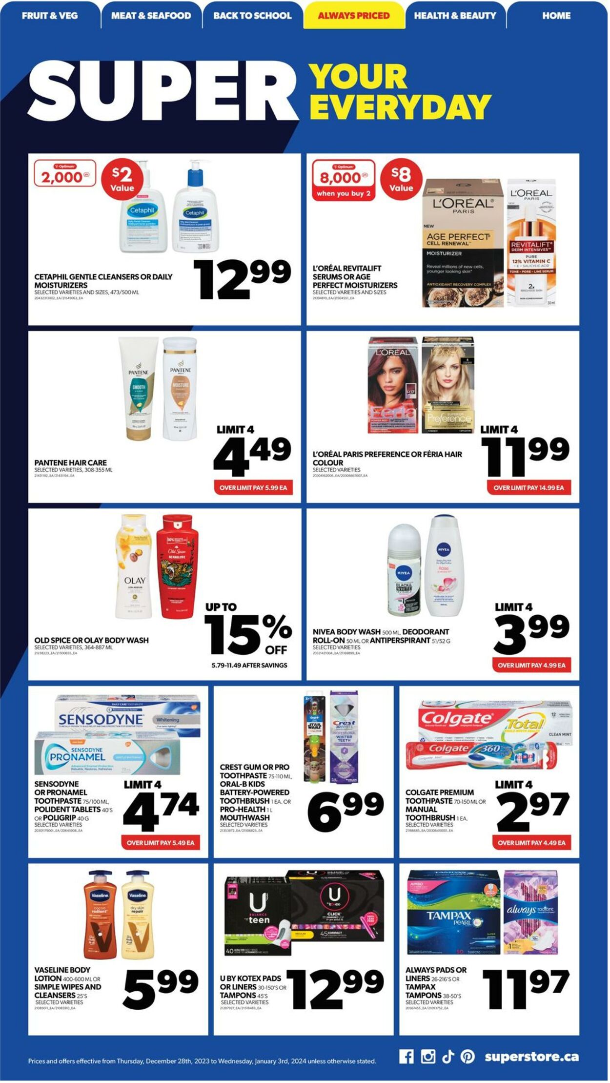 Flyer Real Canadian Superstore 28.12.2023 - 03.01.2024