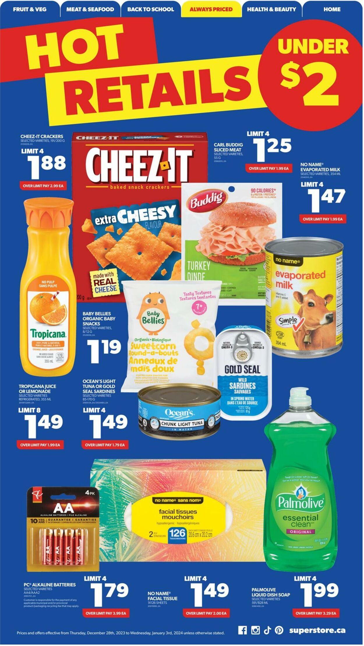 Flyer Real Canadian Superstore 28.12.2023 - 03.01.2024