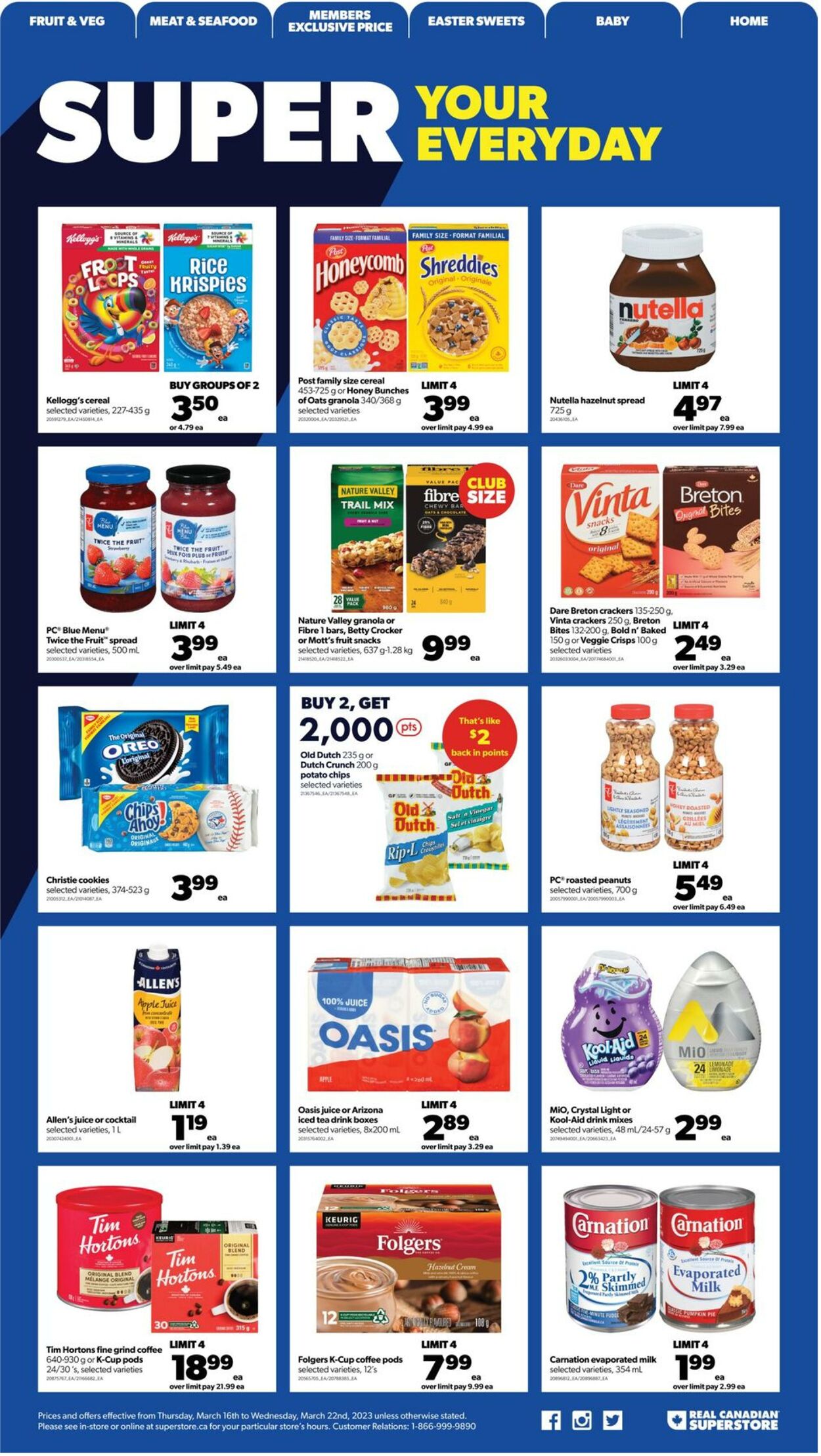 Flyer Real Canadian Superstore 16.03.2023 - 22.03.2023