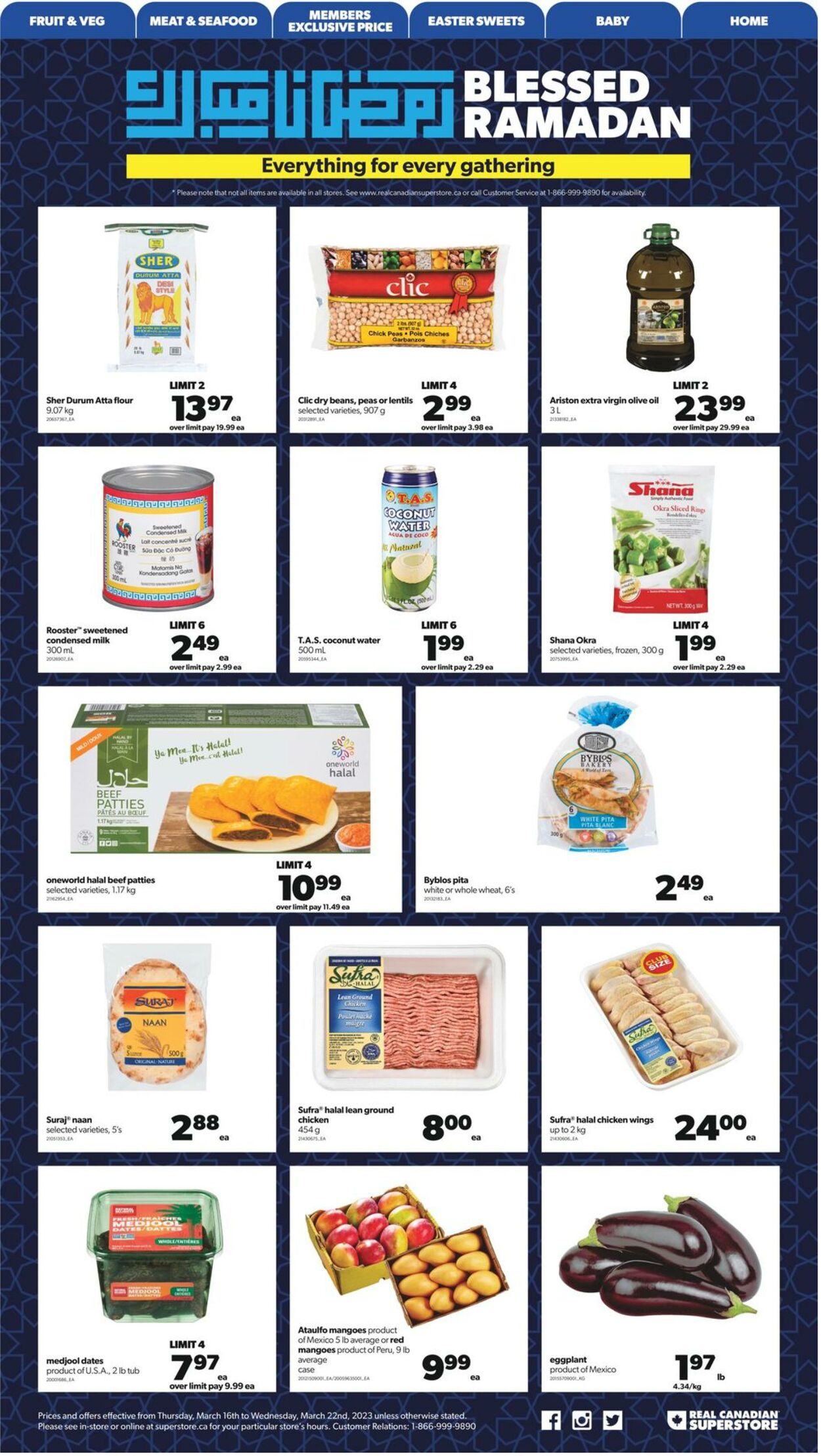 Flyer Real Canadian Superstore 16.03.2023 - 22.03.2023