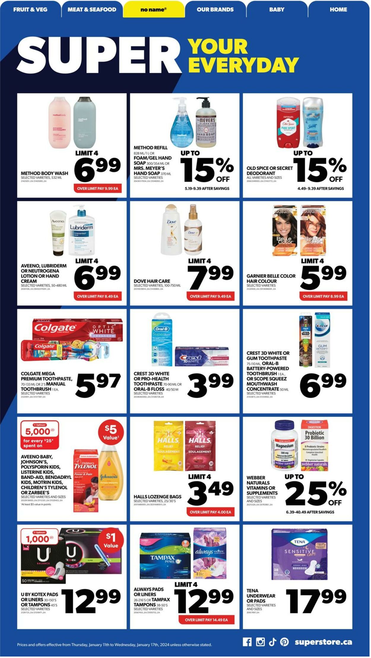 Flyer Real Canadian Superstore 11.01.2024 - 17.01.2024