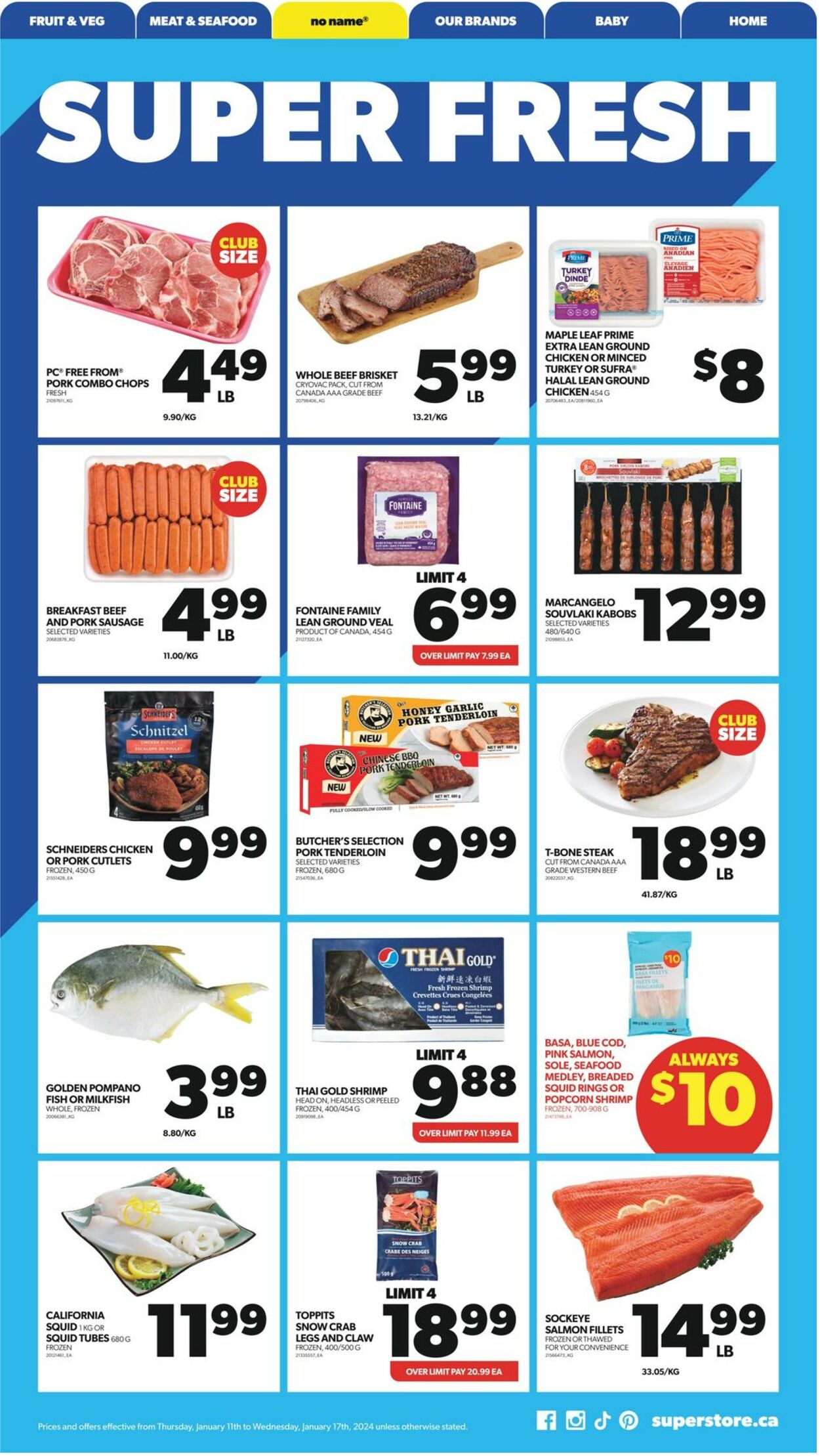 Flyer Real Canadian Superstore 11.01.2024 - 17.01.2024