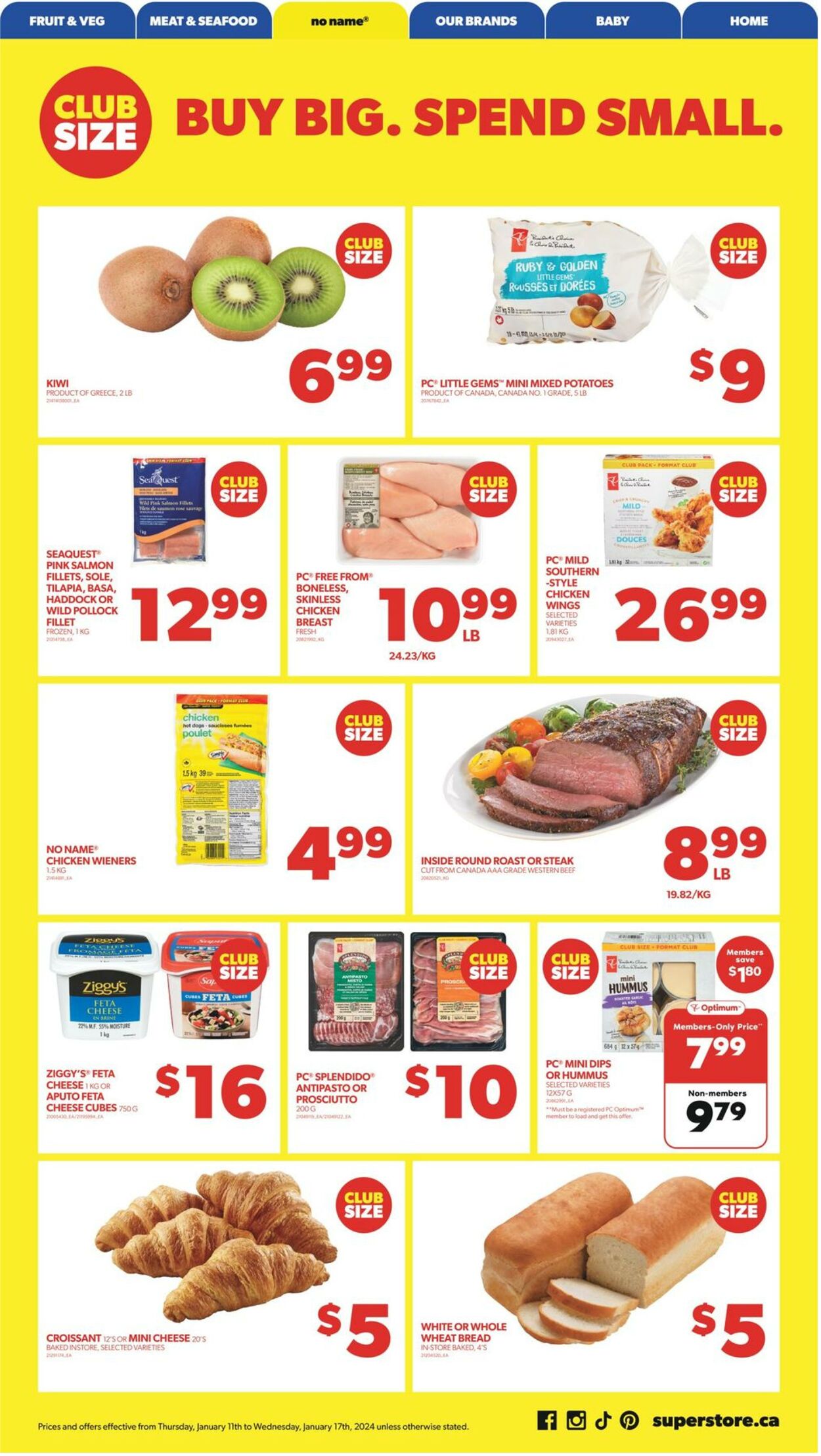 Flyer Real Canadian Superstore 11.01.2024 - 17.01.2024