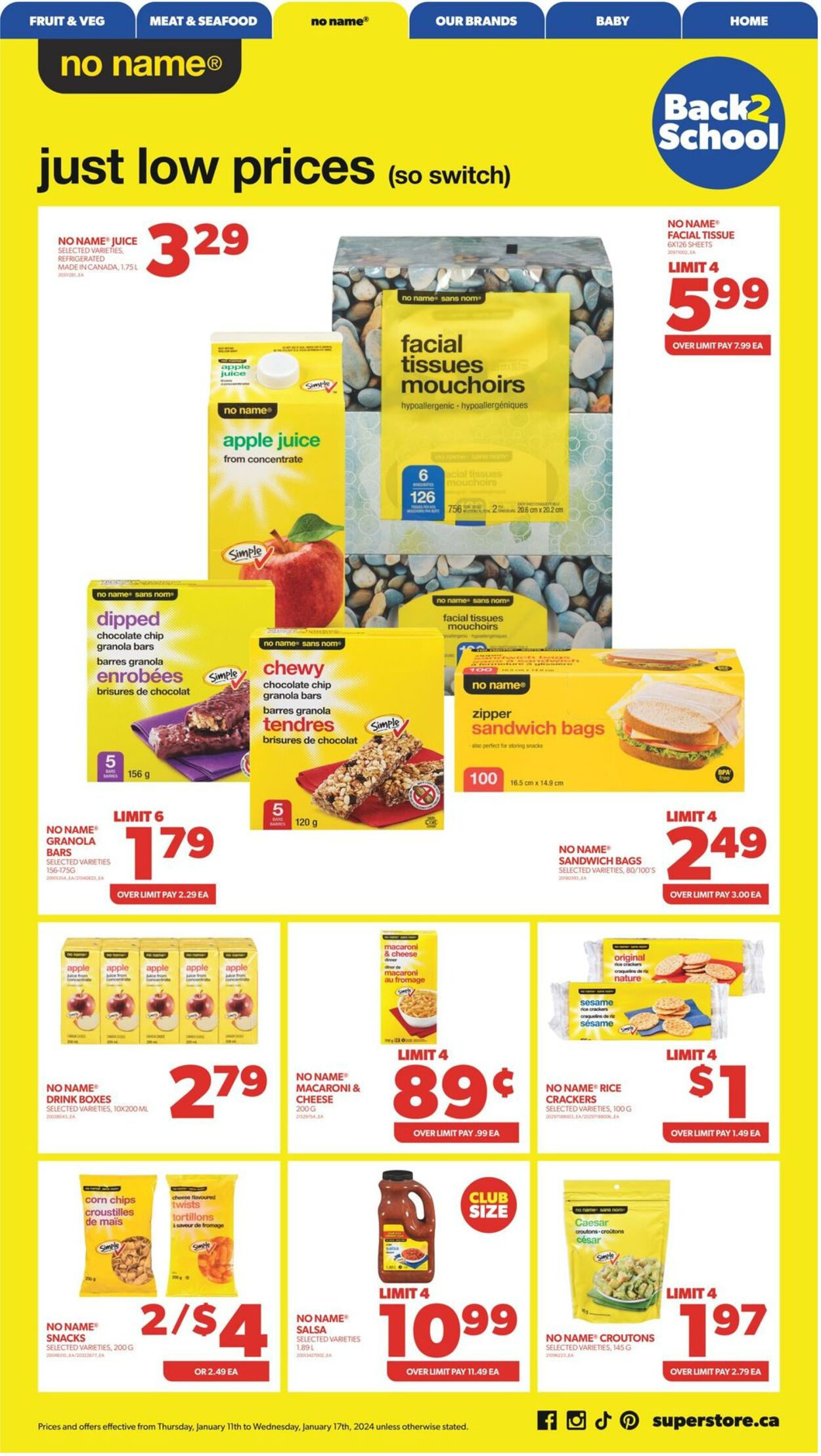 Flyer Real Canadian Superstore 11.01.2024 - 17.01.2024