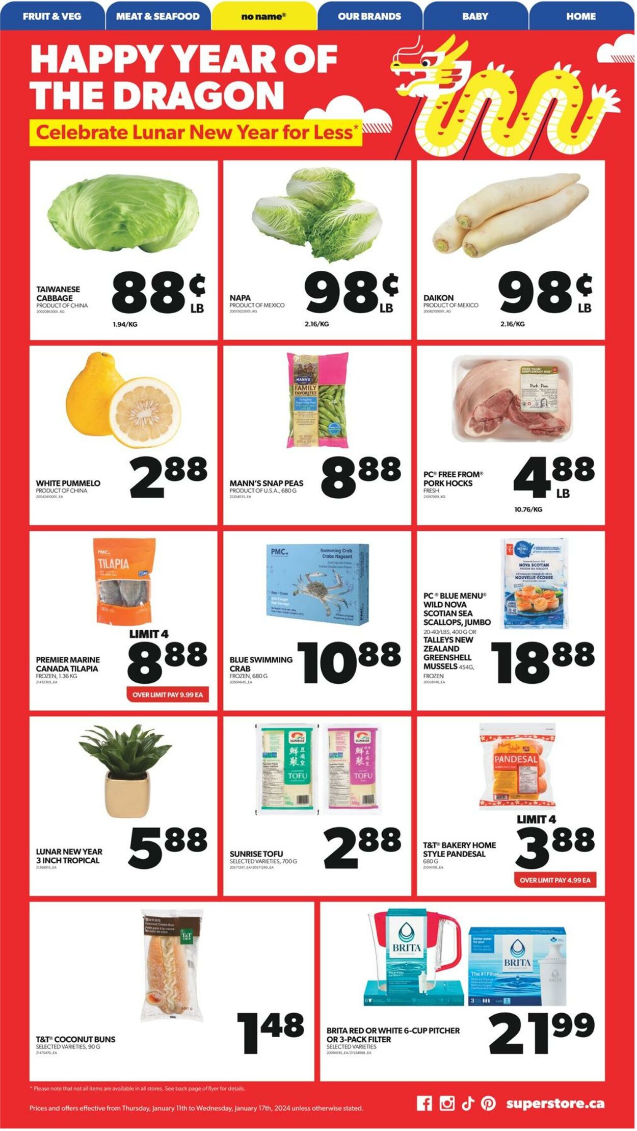 Flyer Real Canadian Superstore 11.01.2024 - 17.01.2024