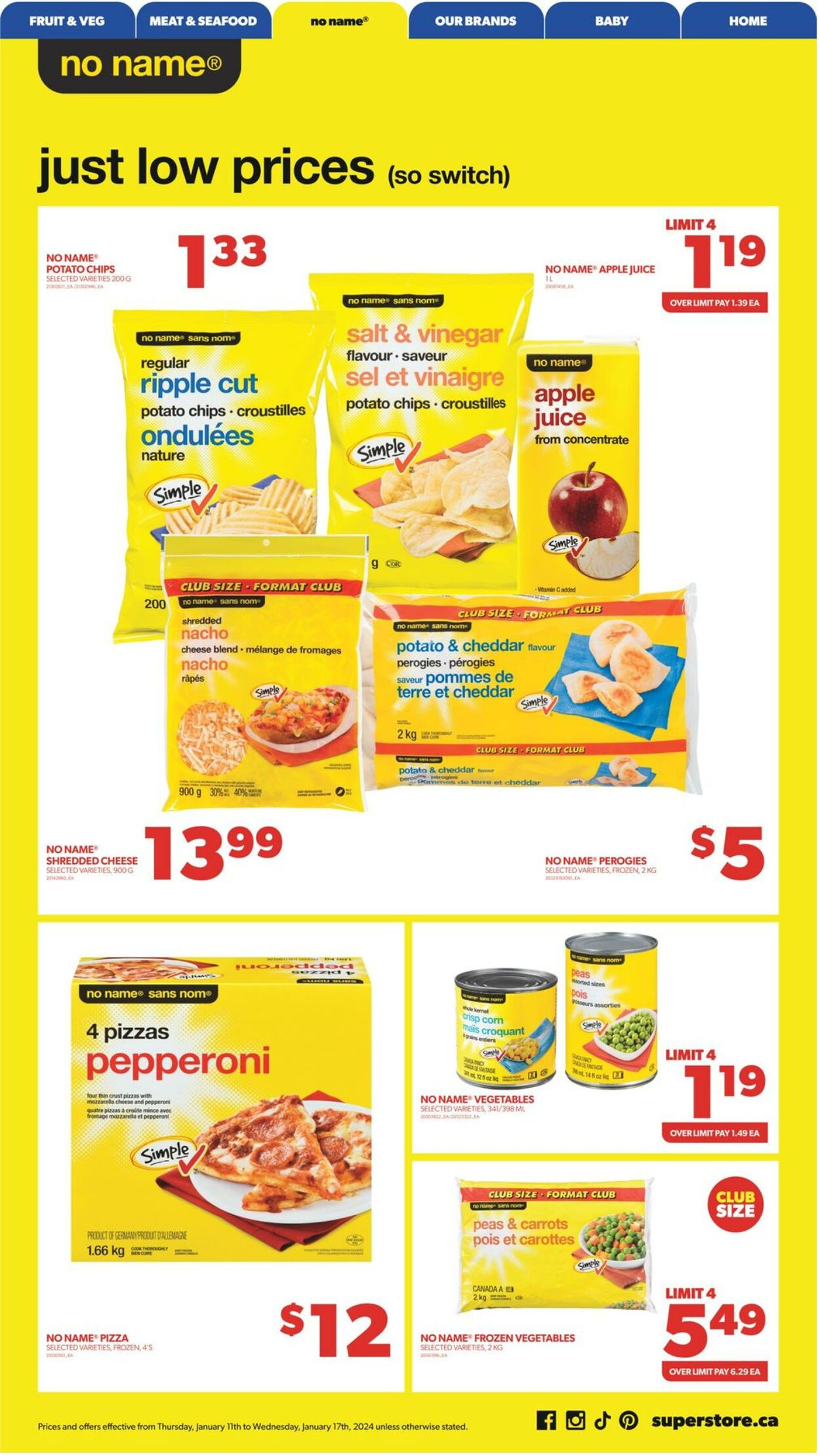 Flyer Real Canadian Superstore 11.01.2024 - 17.01.2024