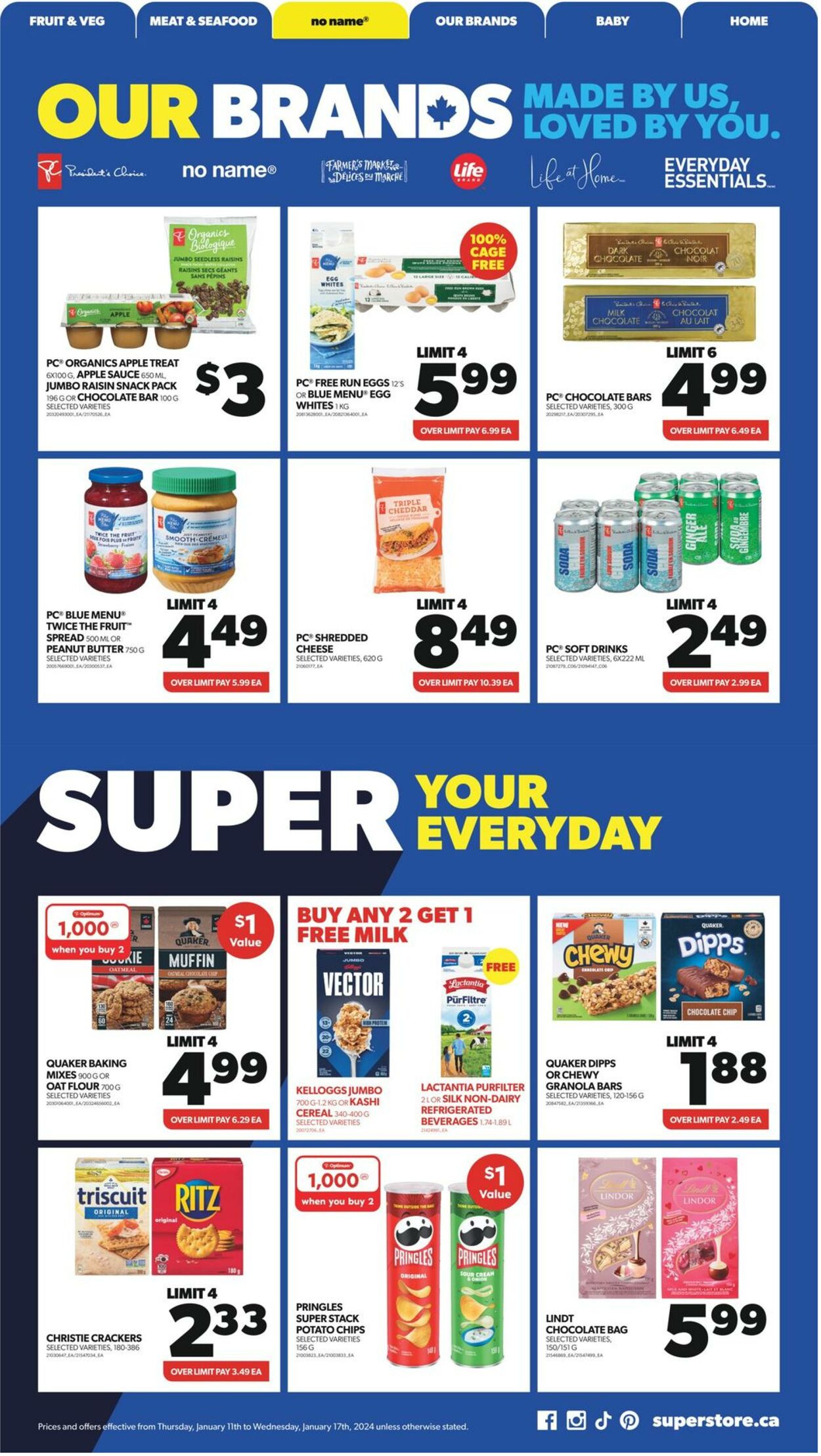 Flyer Real Canadian Superstore 11.01.2024 - 17.01.2024