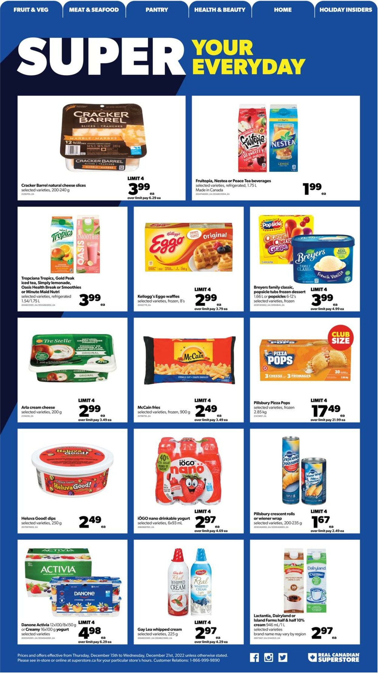 Flyer Real Canadian Superstore 15.12.2022 - 21.12.2022