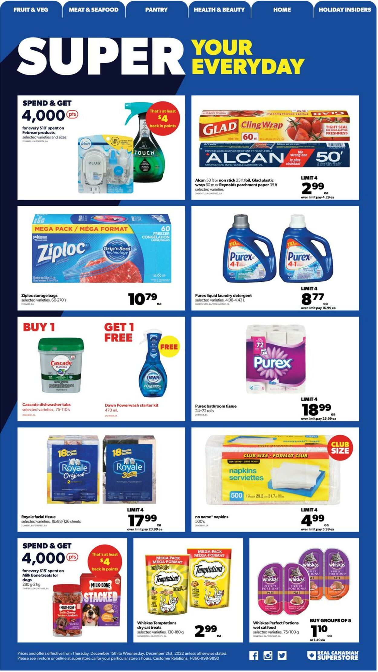 Flyer Real Canadian Superstore 15.12.2022 - 21.12.2022