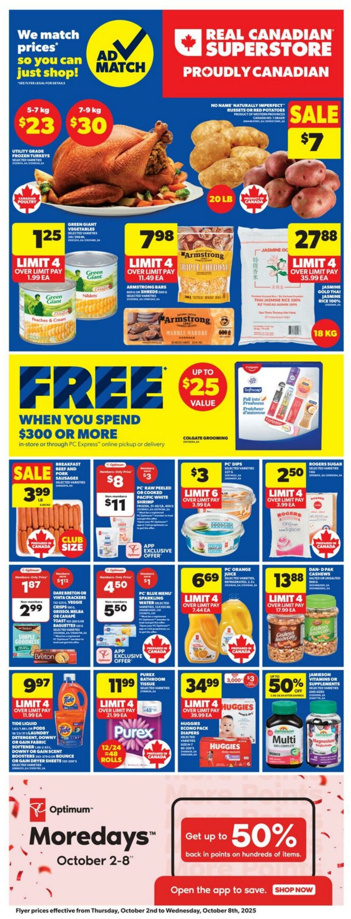 Flyer Real Canadian Superstore 02.10.2025 - 08.10.2025